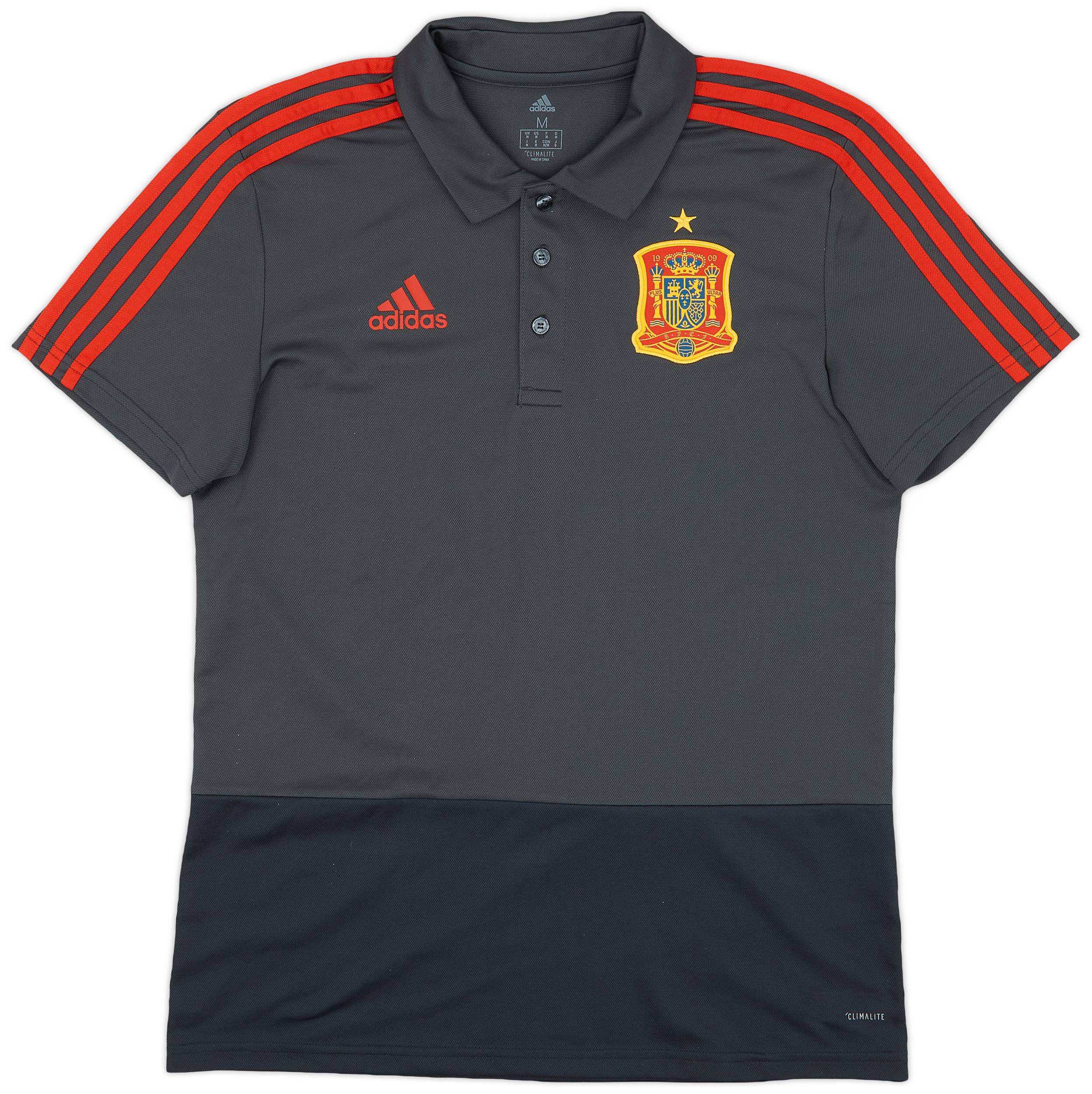 2017-18 Spain adidas Polo Shirt - 9/10 - (M)