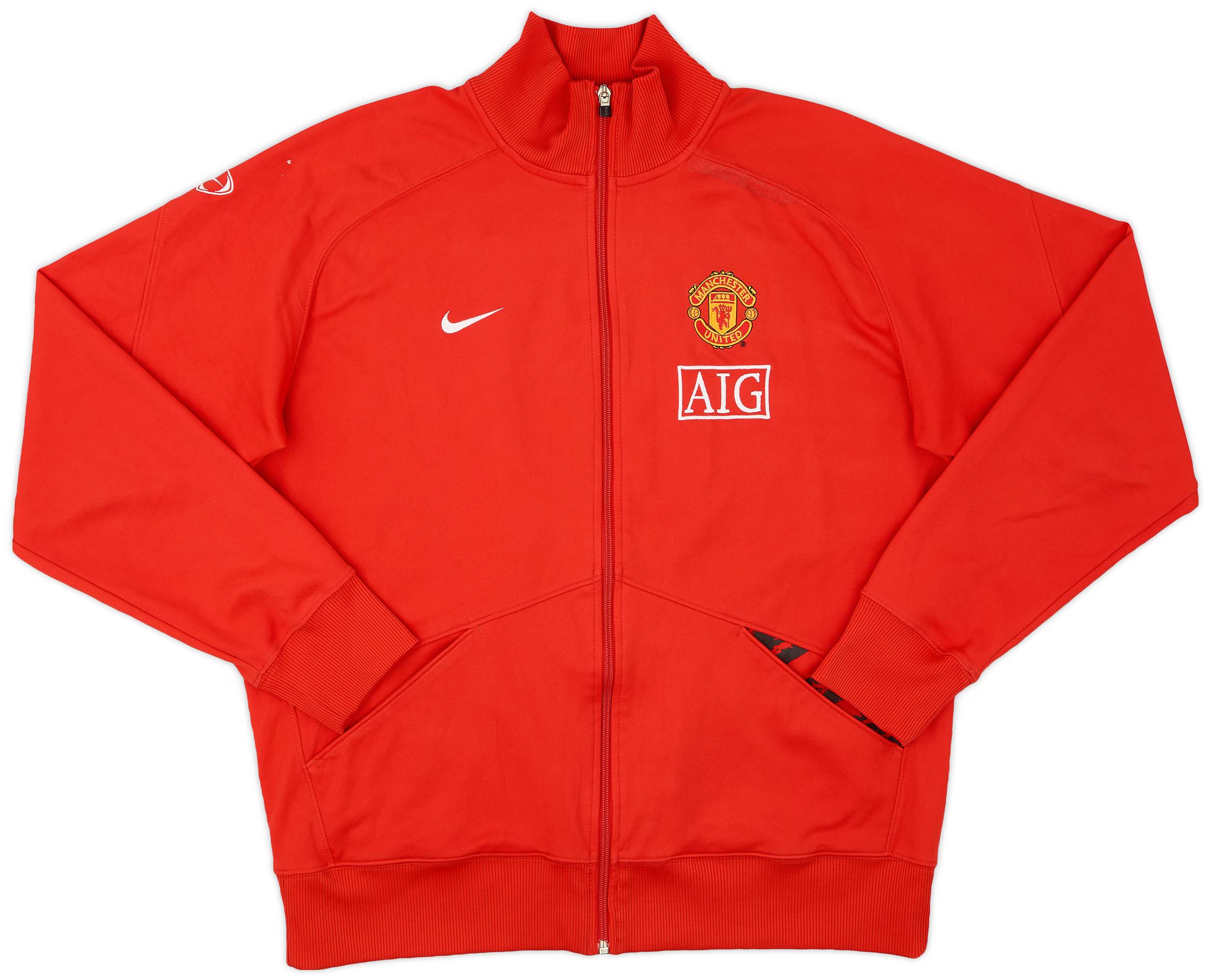 2008-09 Manchester United Nike Track Jacket - 7/10 - (XL) 2008-09 Manchester United Nike Track Jacket - 7/10 - (XL)