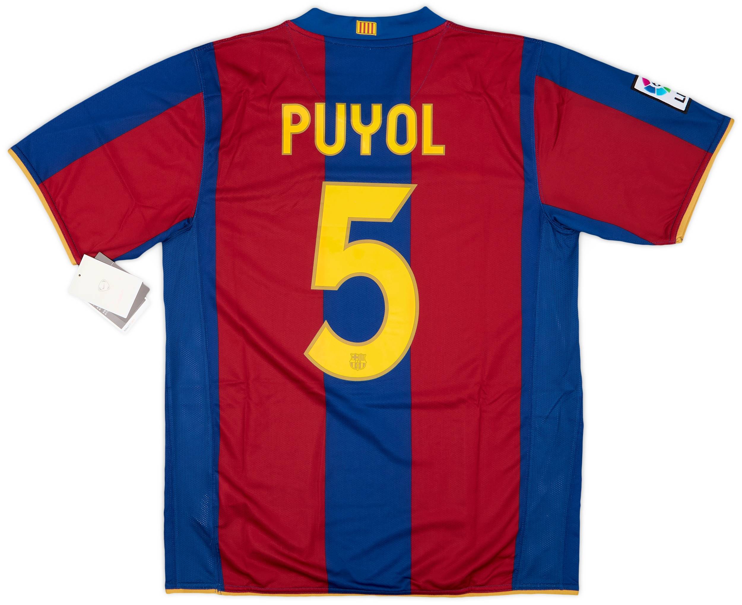 FC Barcelona PUYOL 5 プジョル　ユニフォームt 2005-06 Barcelona Home Shirt Puyol #5 - 8/10 - (L)