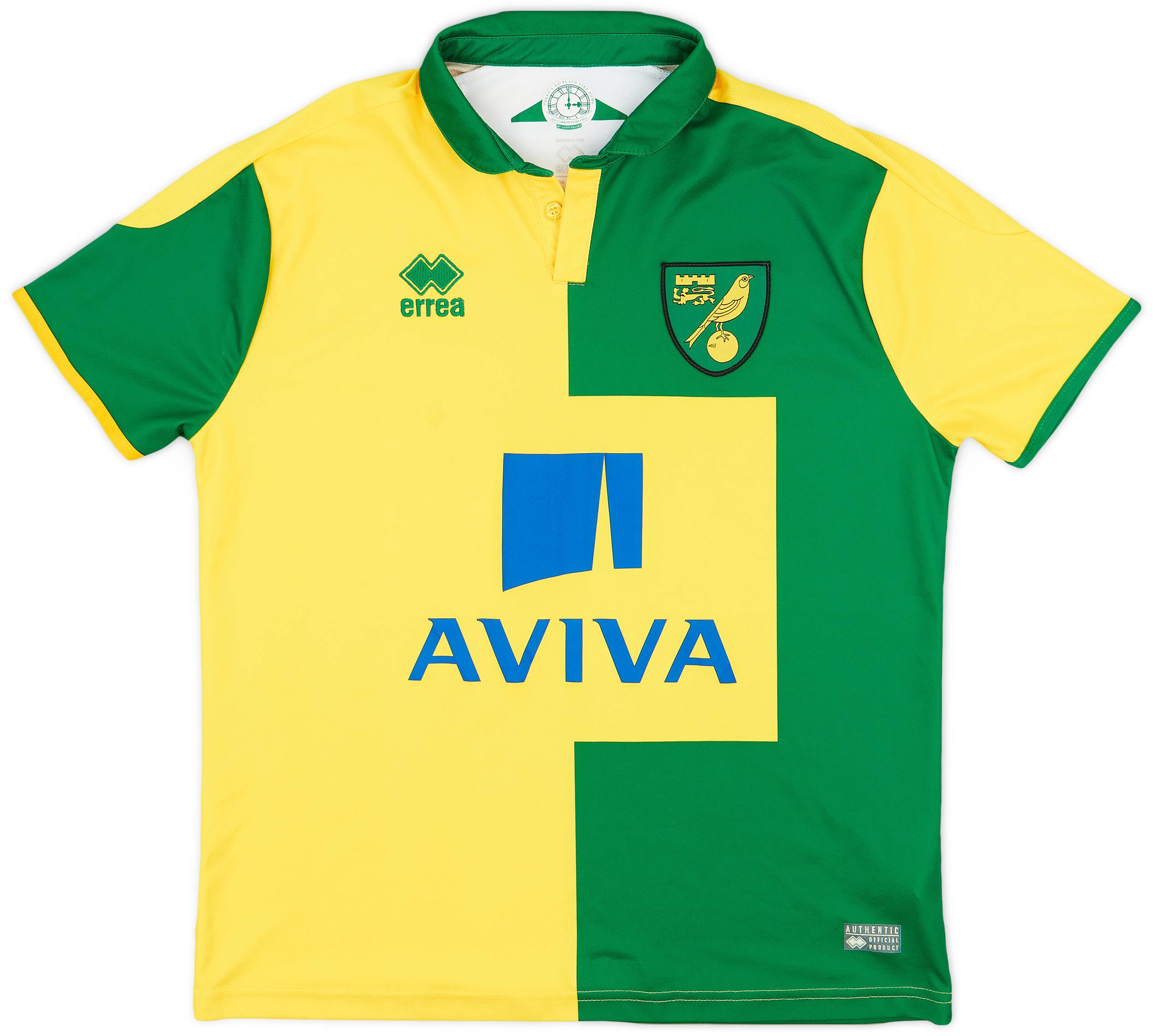 2015-16 Norwich Home Shirt - 7/10 - (M)