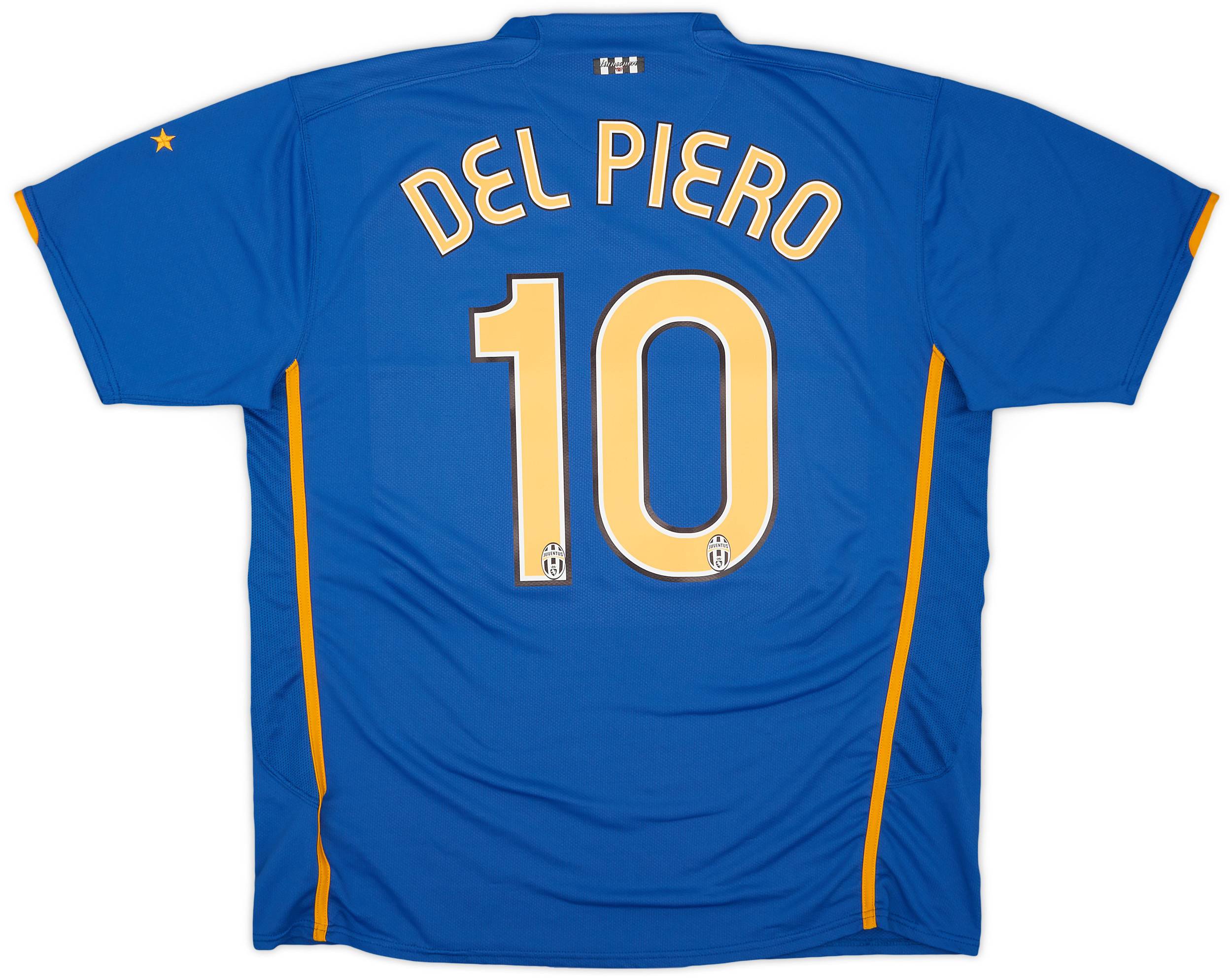 2007-08 Juventus Away Shirt Del Piero #10 - 8/10 - (XL)