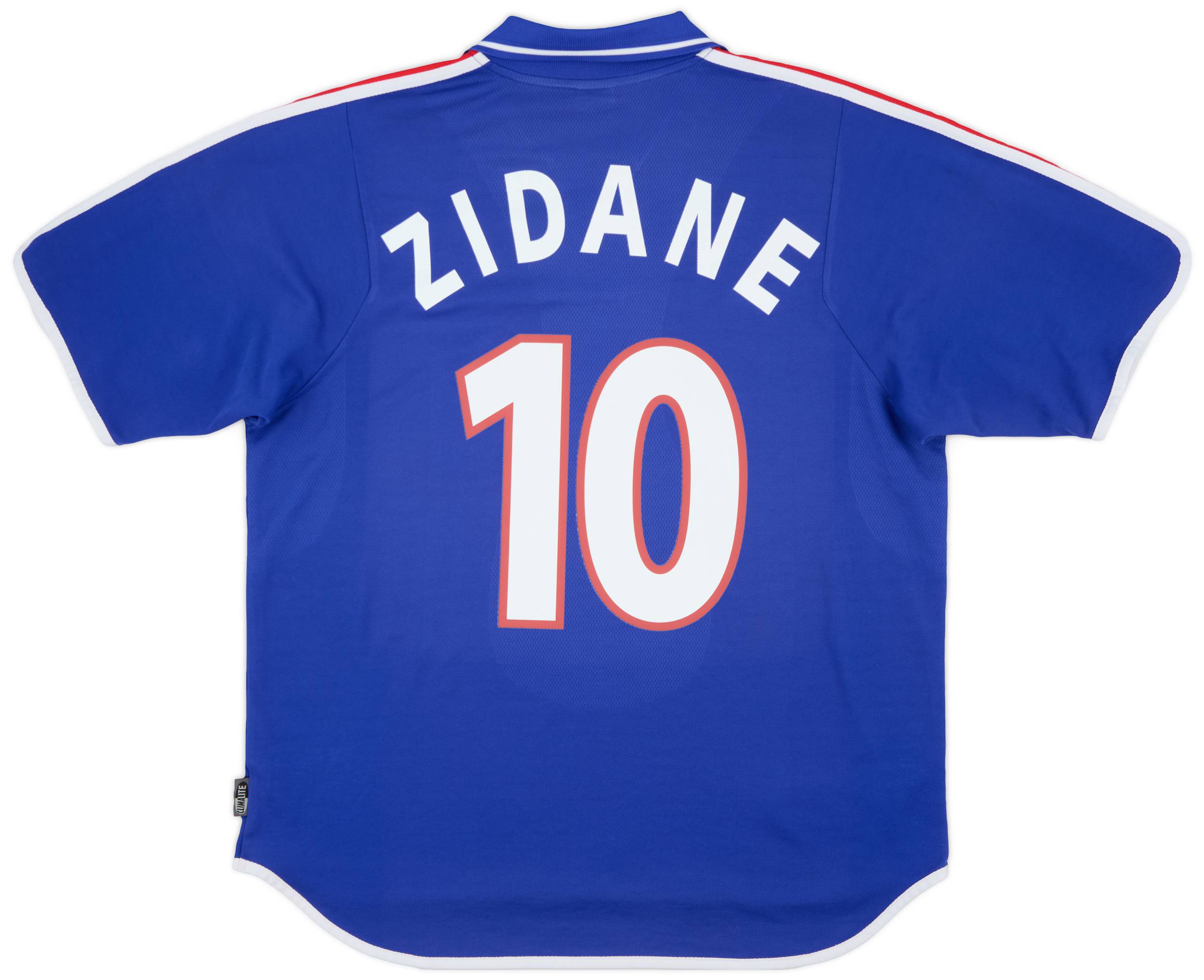 2000-02 France Home Shirt Zidane #10 - 9/10 - (XL)