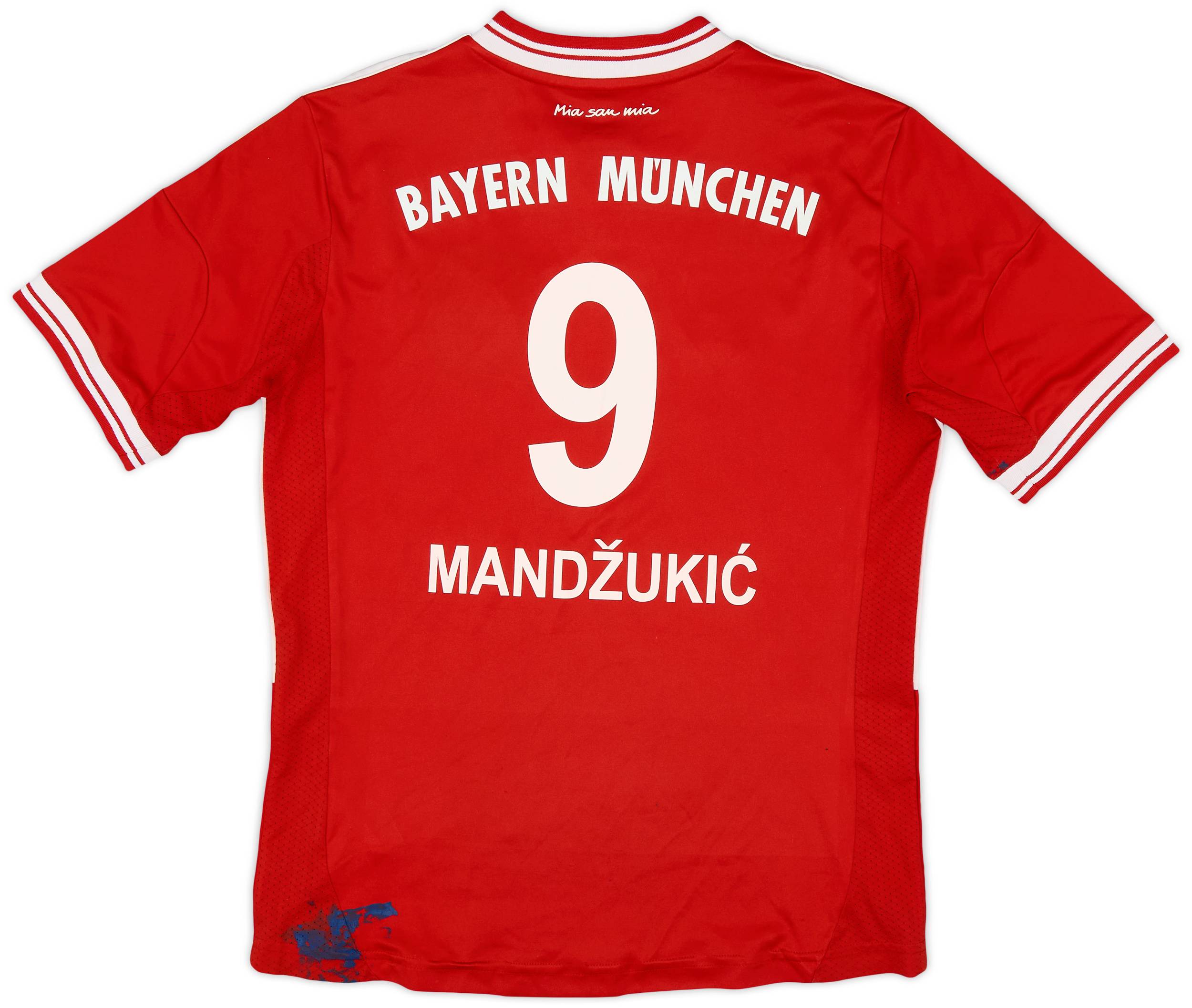 2013-14 Bayern Munich Home Shirt Mandzukic #9 - 5/10 - (M.Boys)