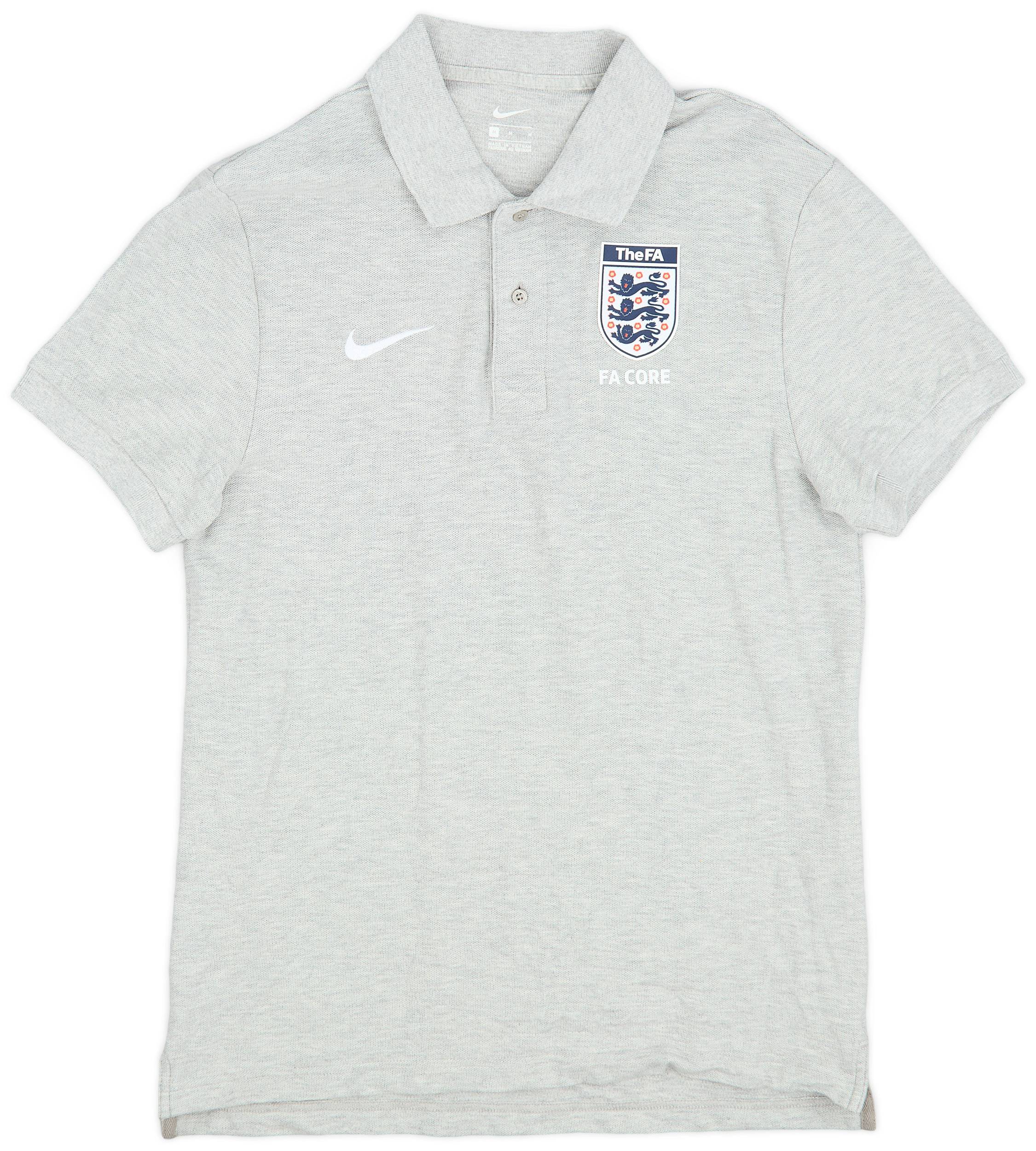 2018-19 England 'FA Core' Nike Polo Shirt - 9/10 - (M)