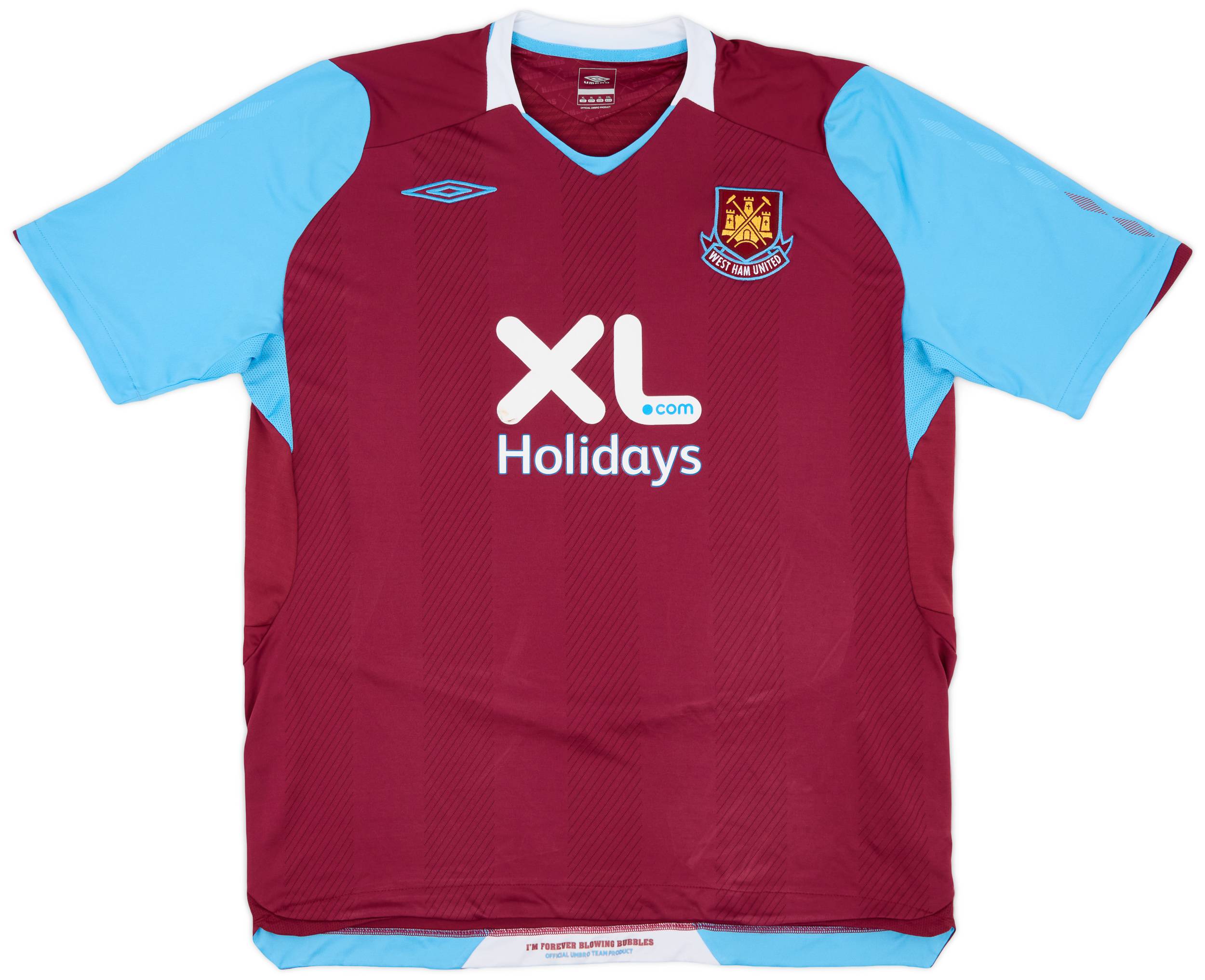 2008-09 West Ham Home Shirt - 7/10 - (XL)