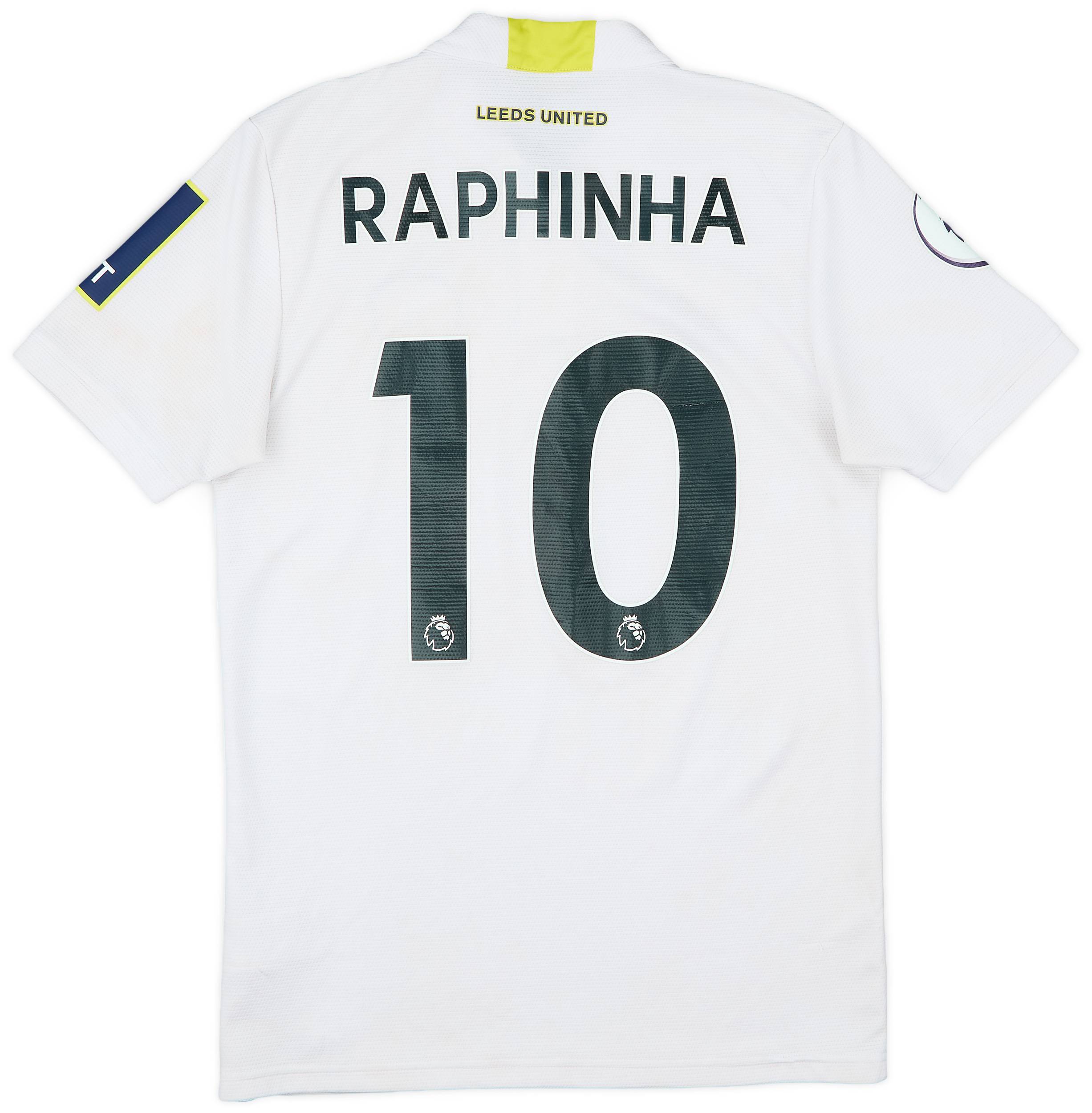 2021-22 Leeds United Home Shirt Raphinha #10 - 7/10 - (S)