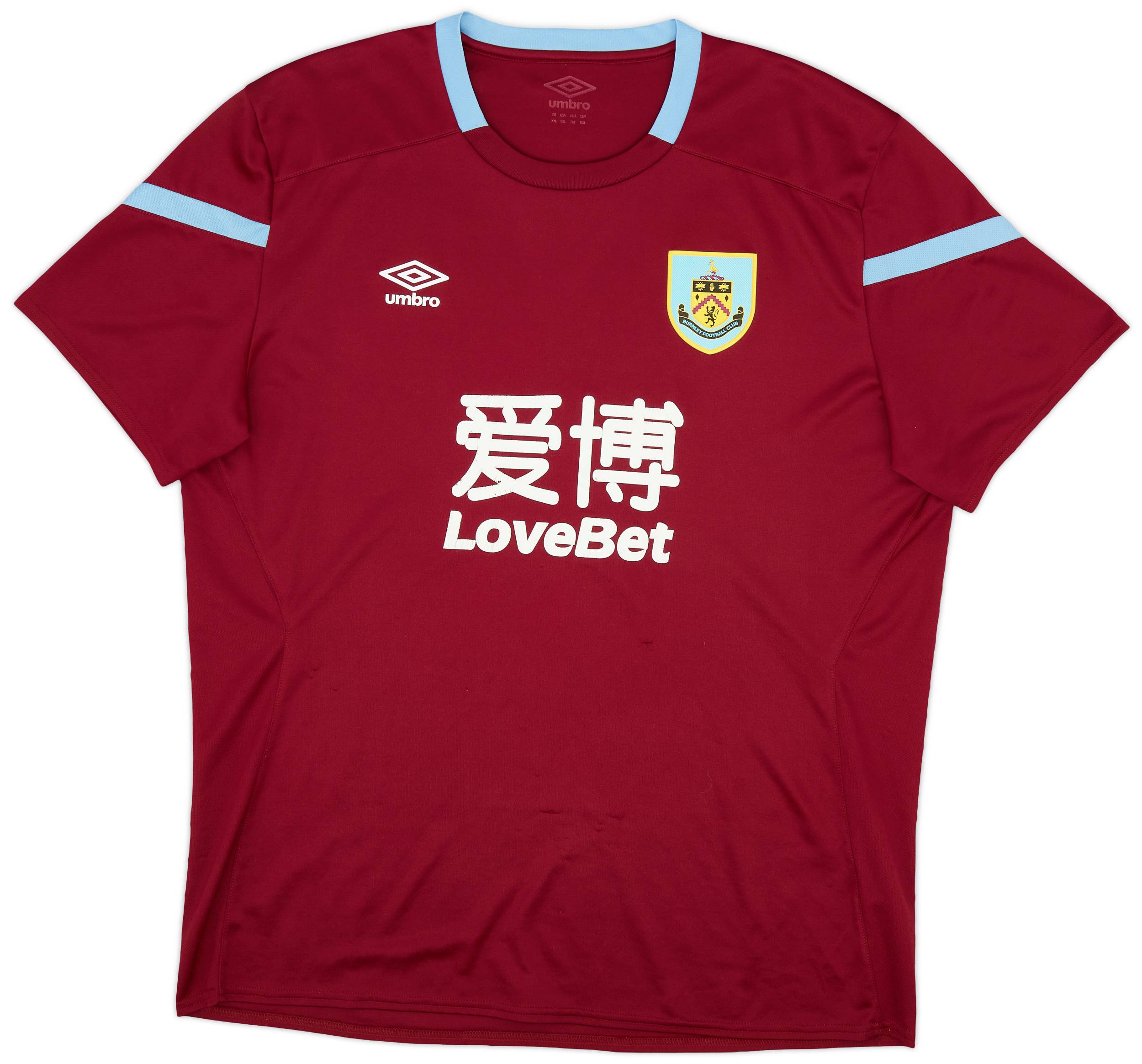 2019-20 Burnley Umbro Training Shirt - 7/10 - (XXL)