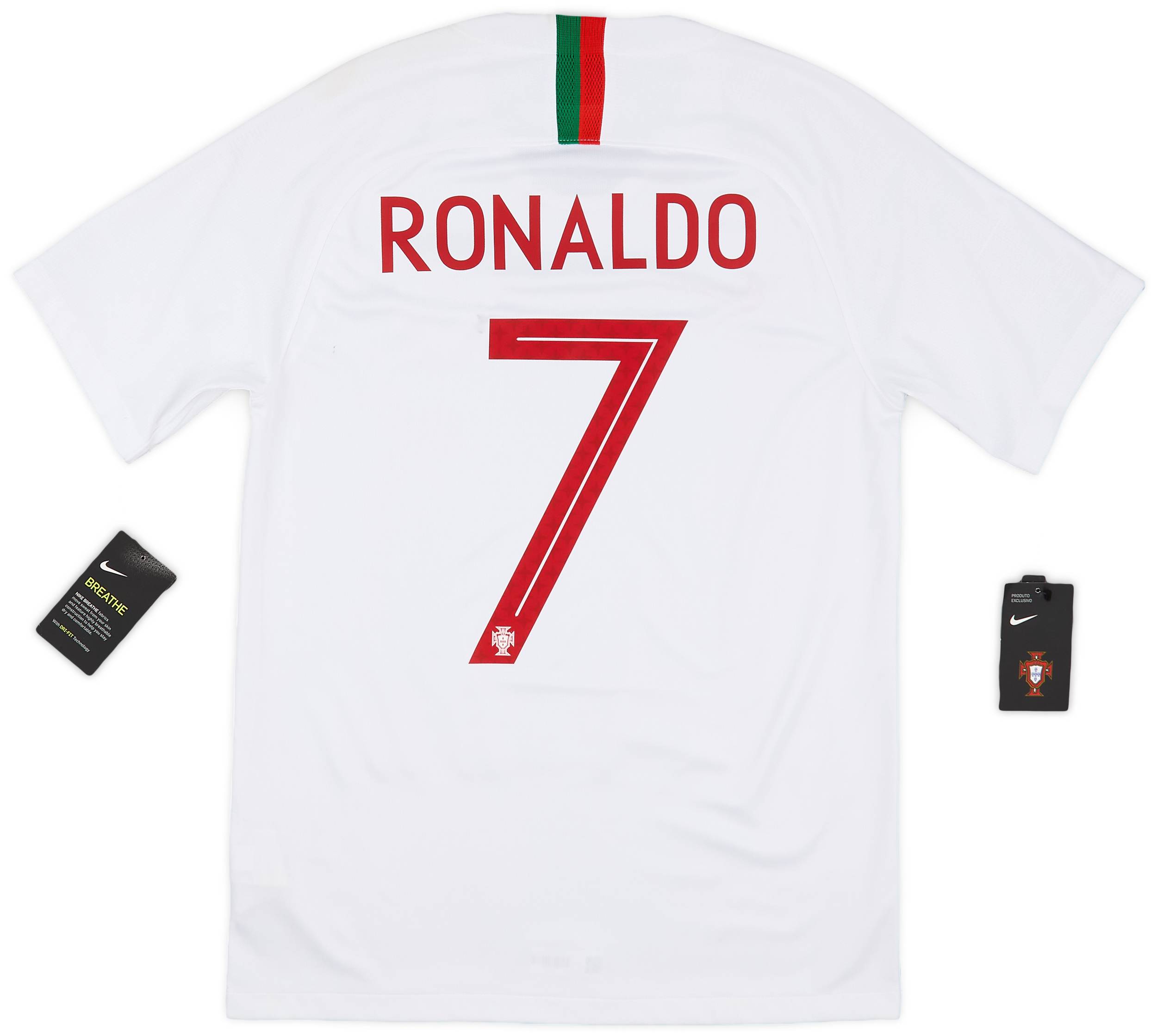 2018-19 Portugal Away Shirt Ronaldo #7 (S)