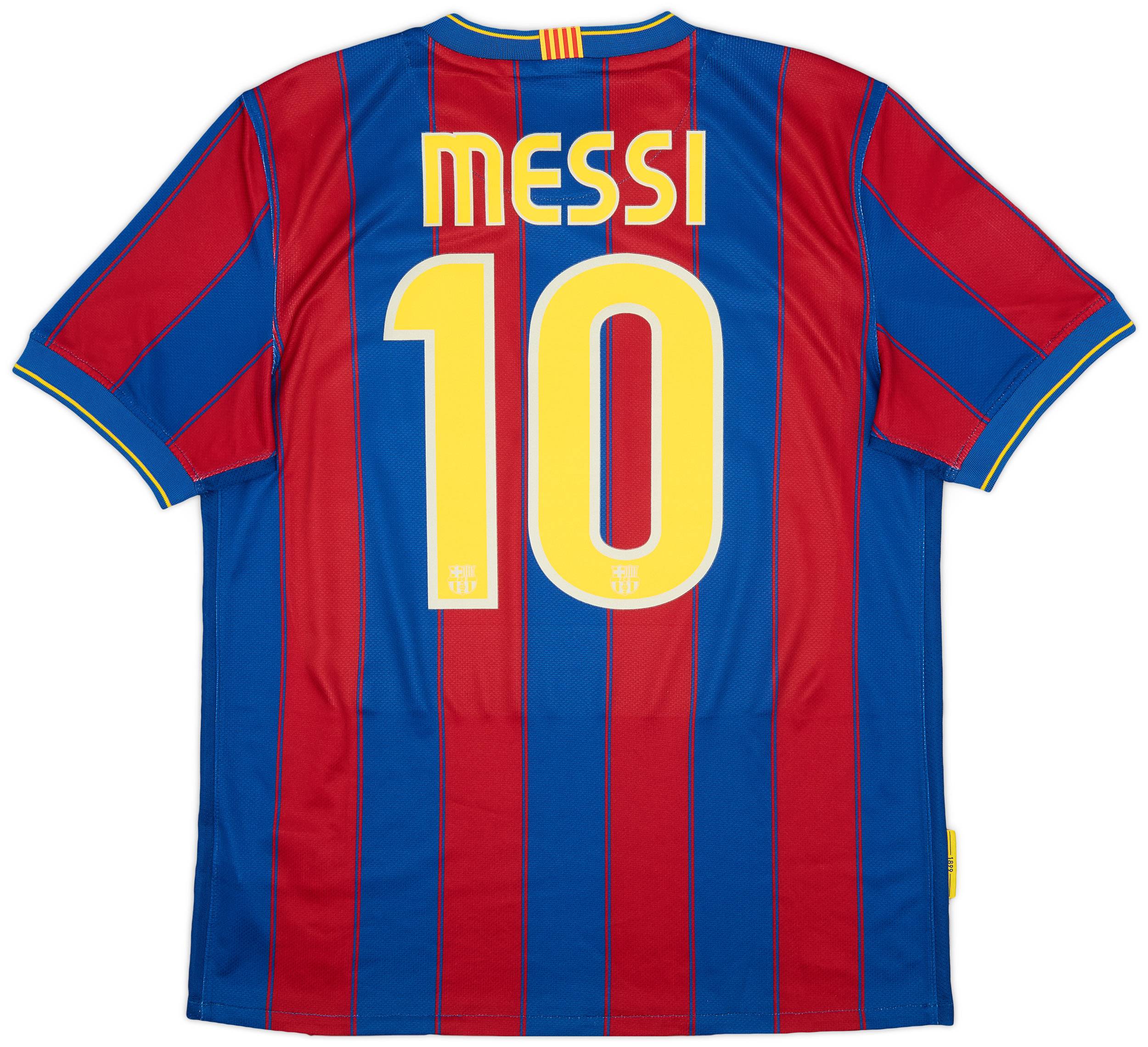 2009-10 Barcelona Home Shirt Messi #10 - 9/10 - (M)