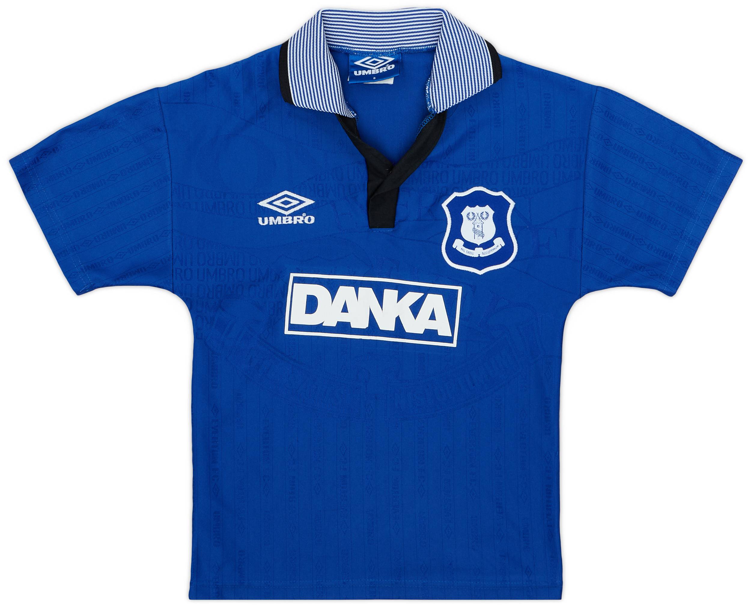 1995-97 Everton Home Shirt - 7/10 - (M.Boys)