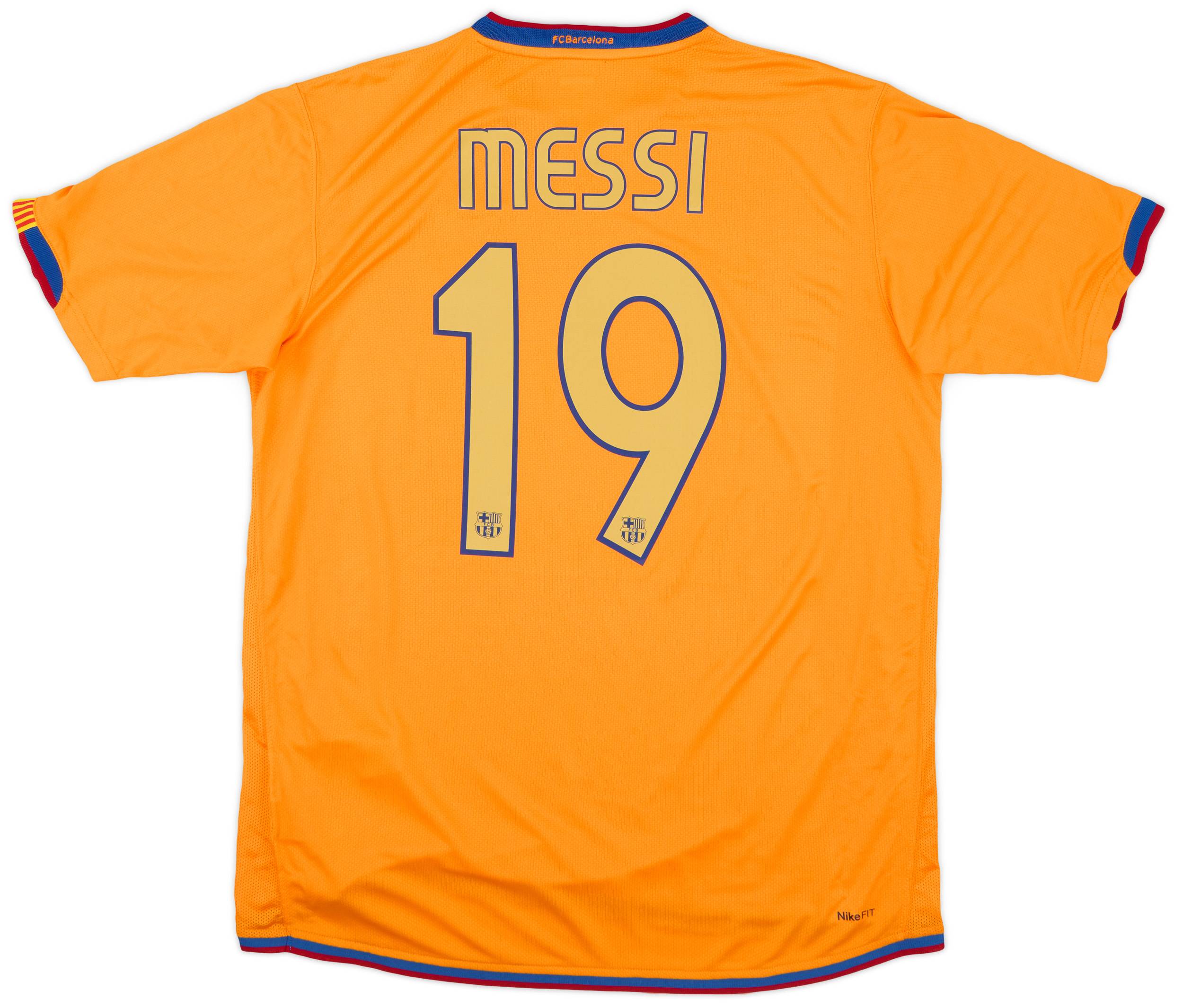 2006-08 Barcelona Away Shirt Messi #19 - 6/10 - (L)