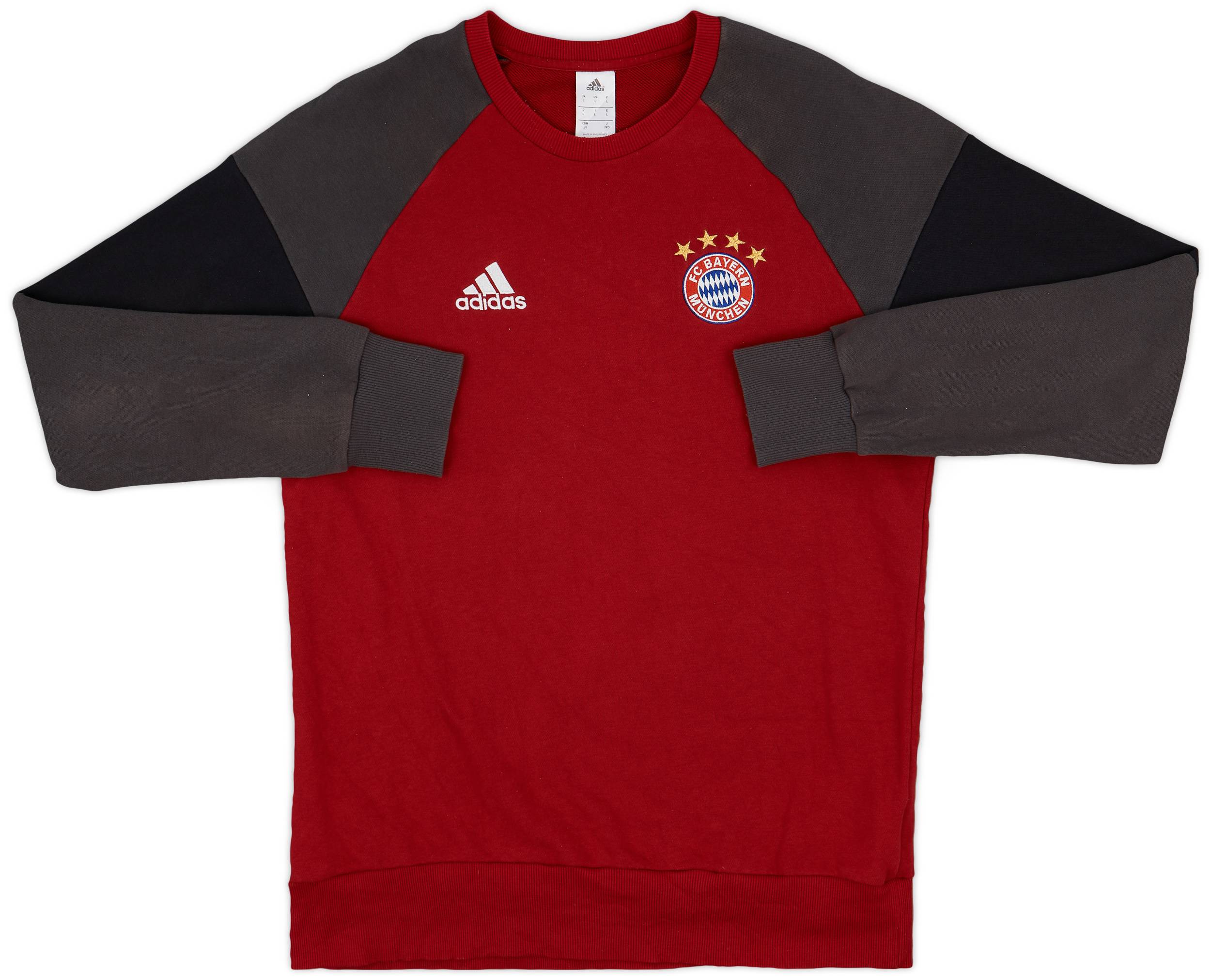 2016-17 Bayern Munich adidas Sweat Top - 8/10 - (L)