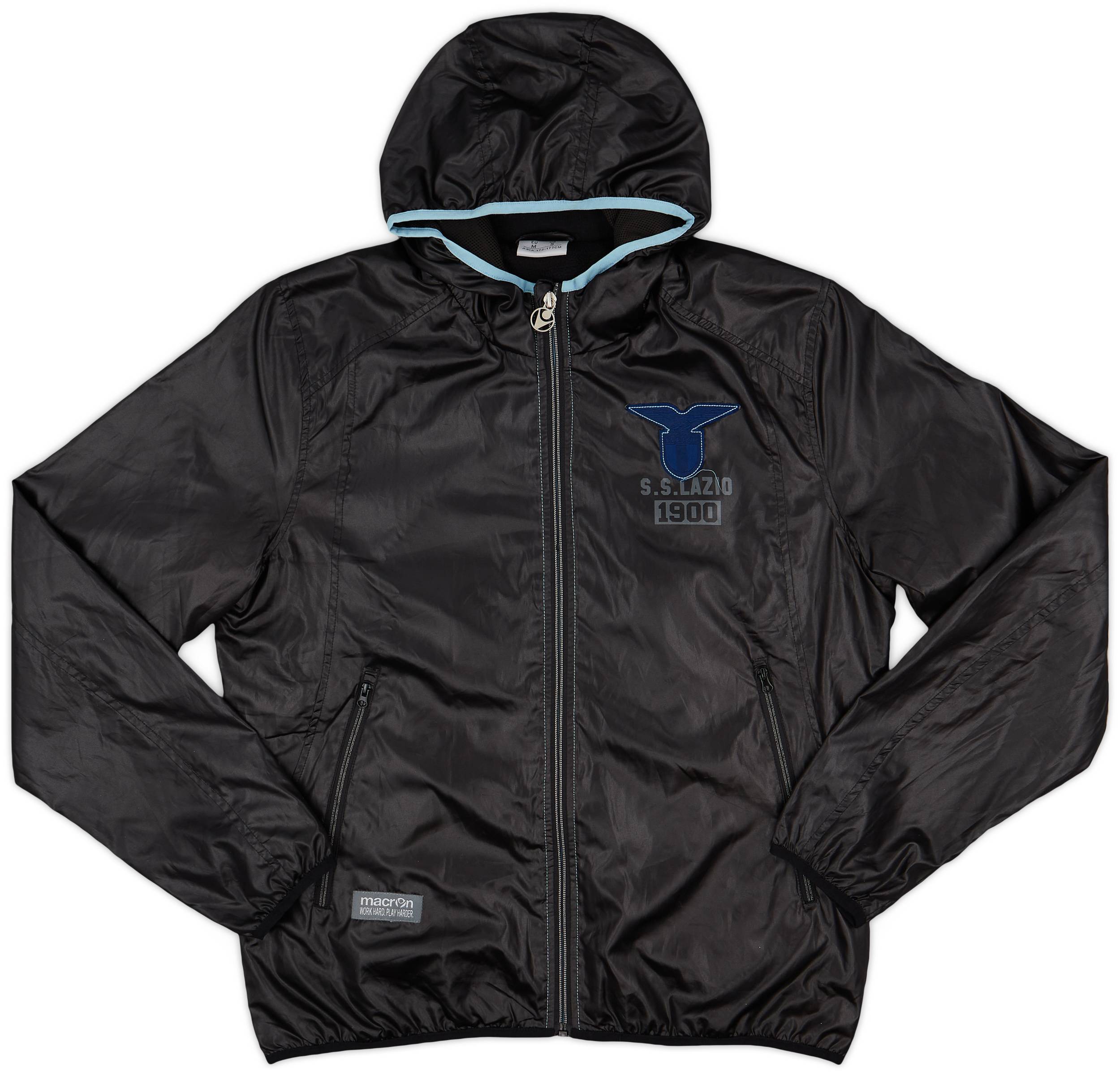 2016-17 Lazio Macron Hooded Rain Jacket - 8/10 - (M)