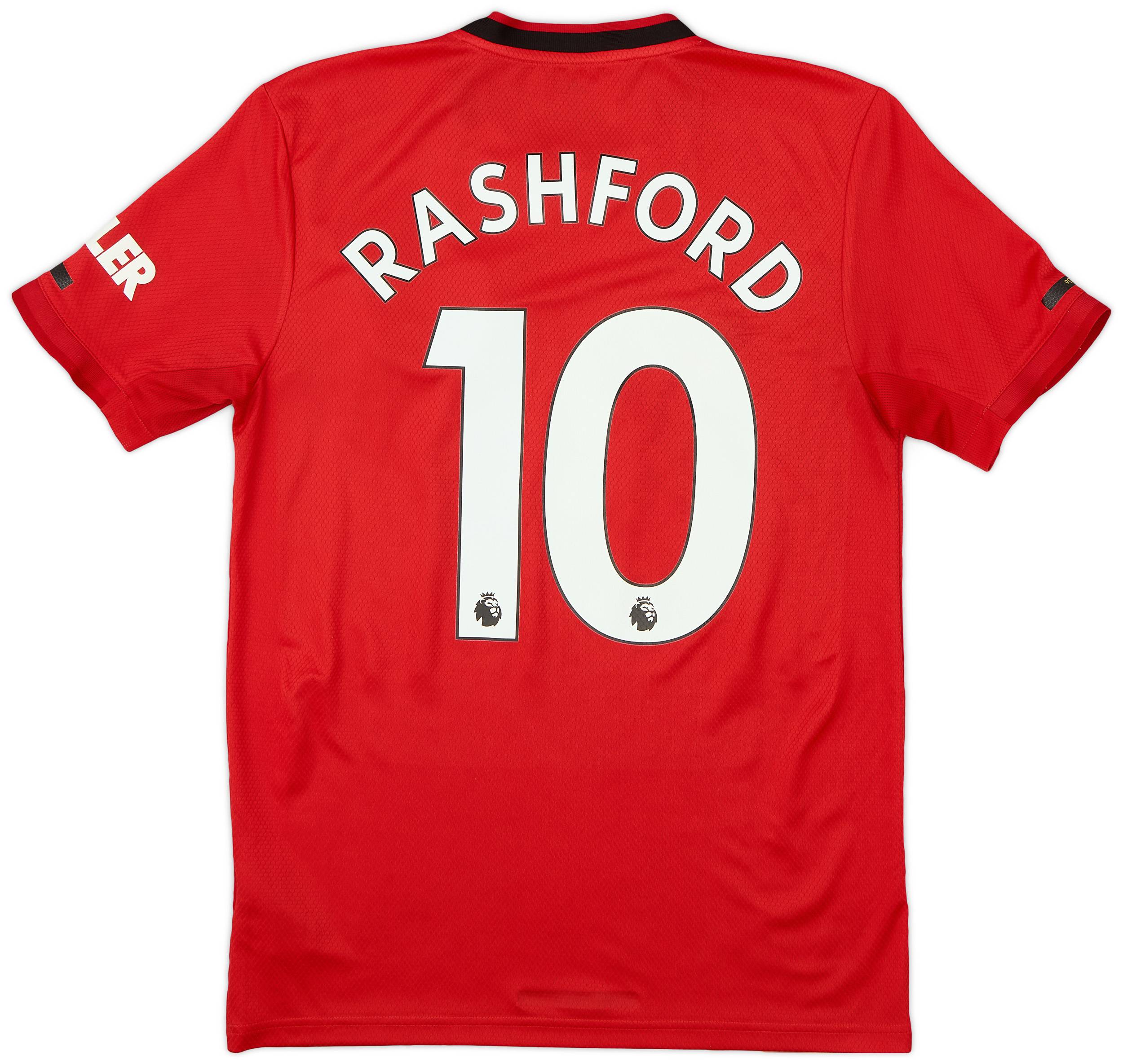 2019-20 Manchester United Home Shirt Rashford #10 - 8/10 - (S)