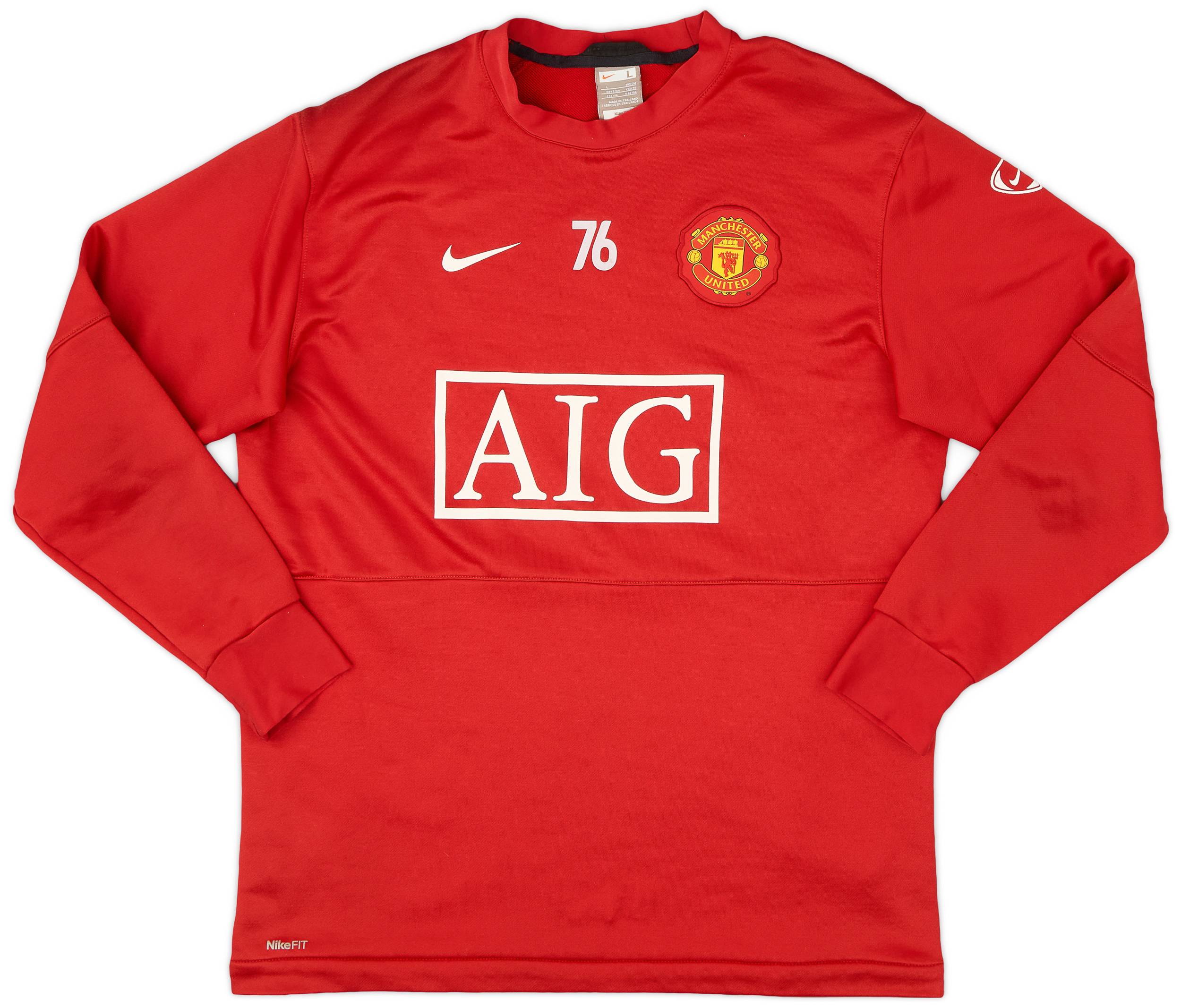 Manchester United Retro Jersey Long Sleeve Home 2006/07