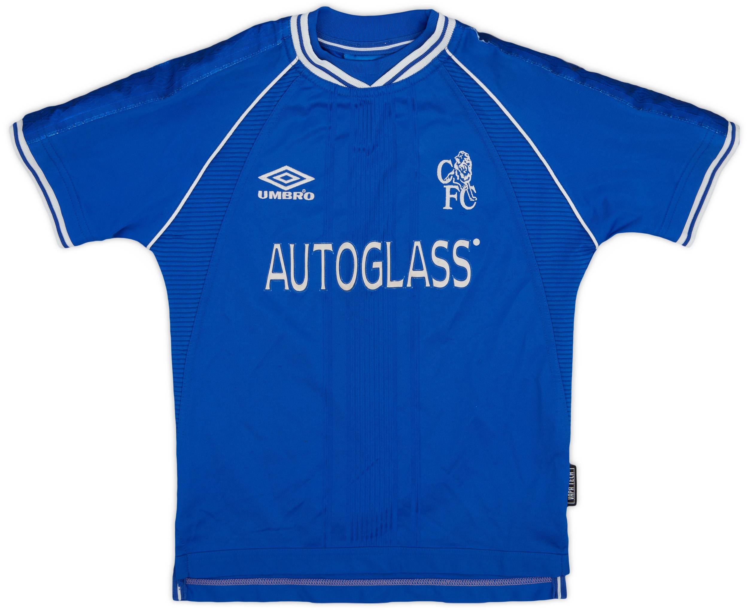 1999-01 Chelsea Home Shirt - 8/10 - (S.Boys)