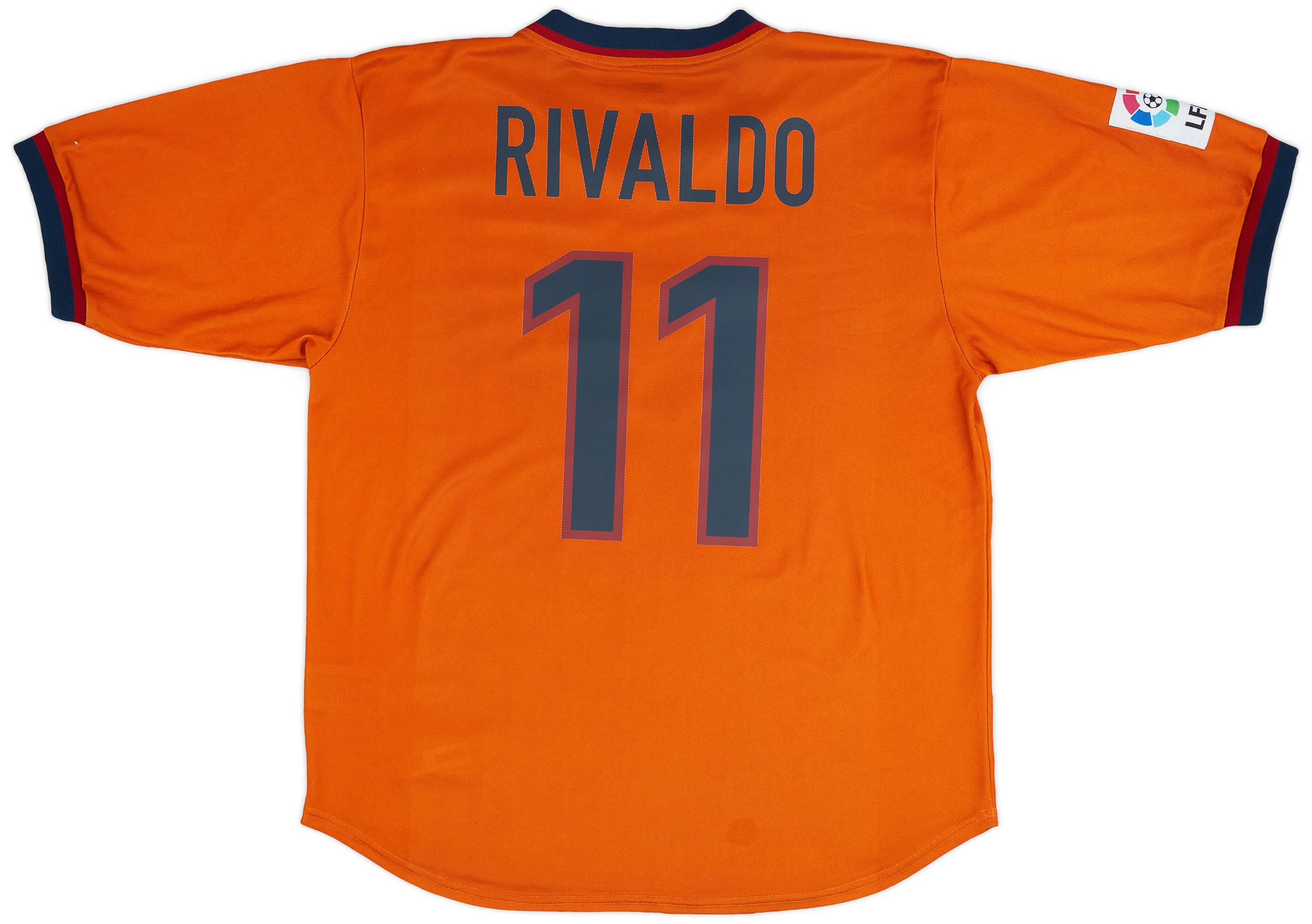 1998-99 Barcelona Third Shirt Rivaldo #11 - 9/10 - (L)