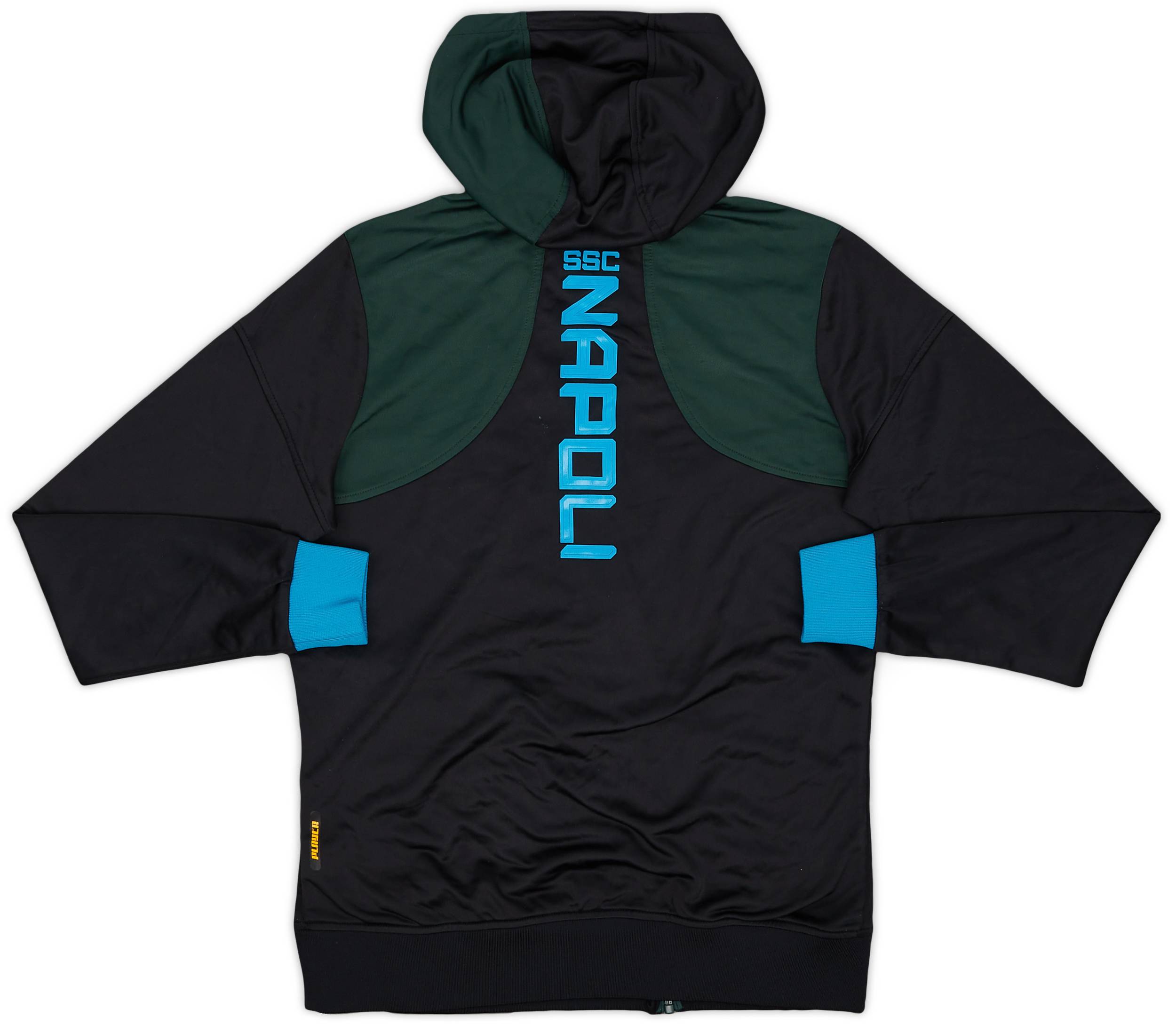 2018-19 Napoli Kappa Hooded Track Jacket - 8/10 - (S)
