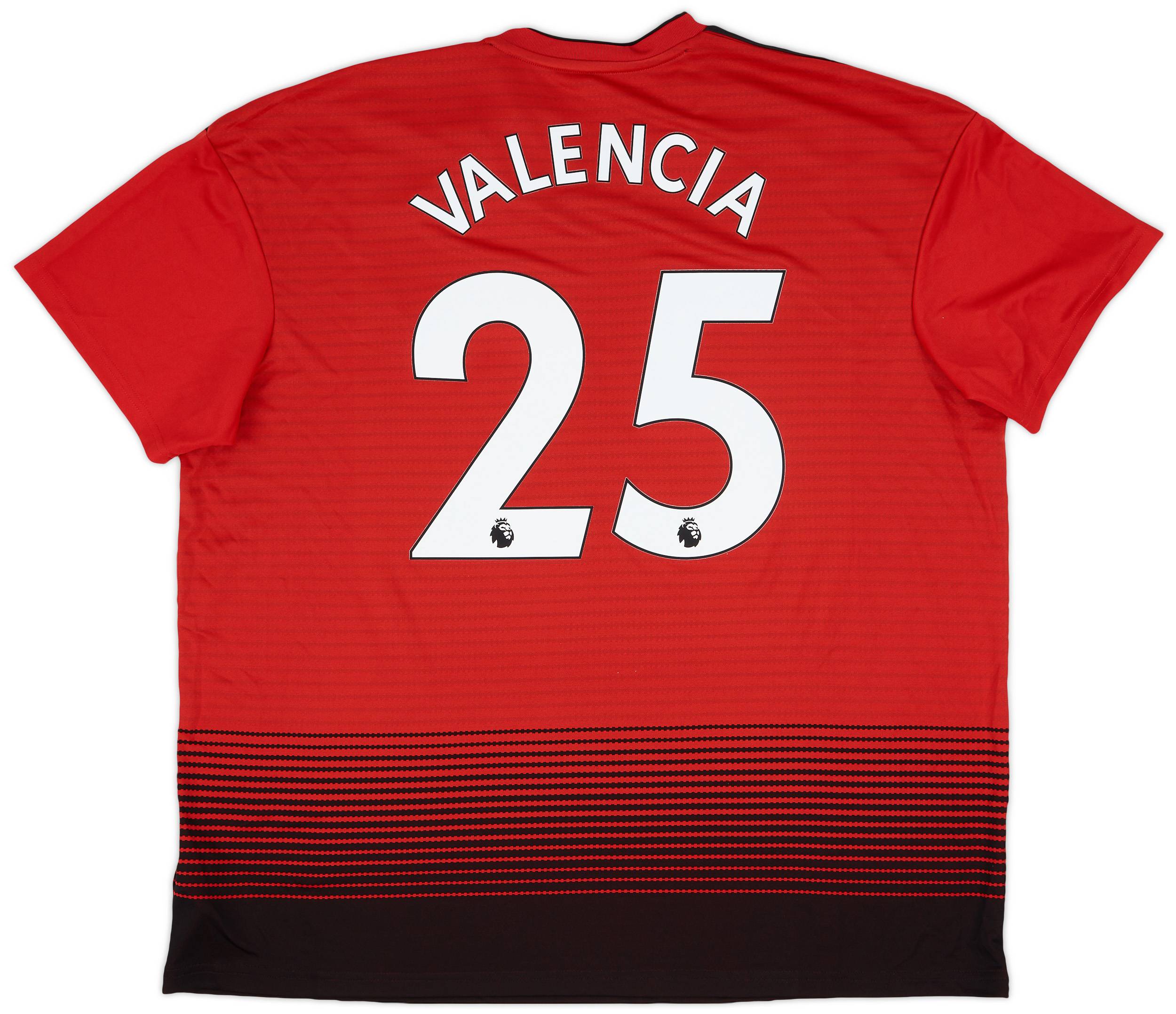 2018-19 Manchester United Home Shirt Valencia #25 (XXL)
