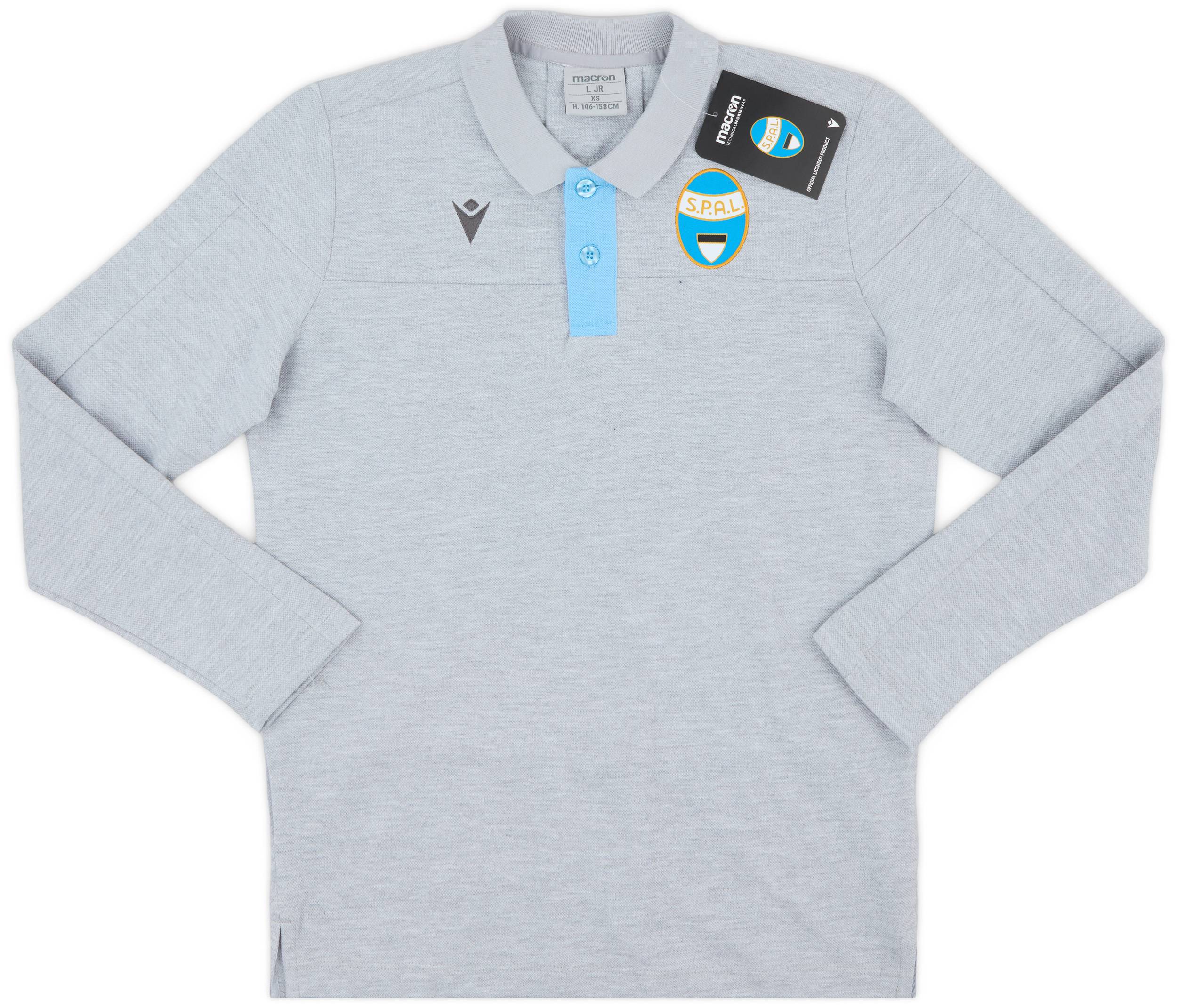 2019-20 SPAL Macron Travel L/S Polo Shirt (Little Kids)