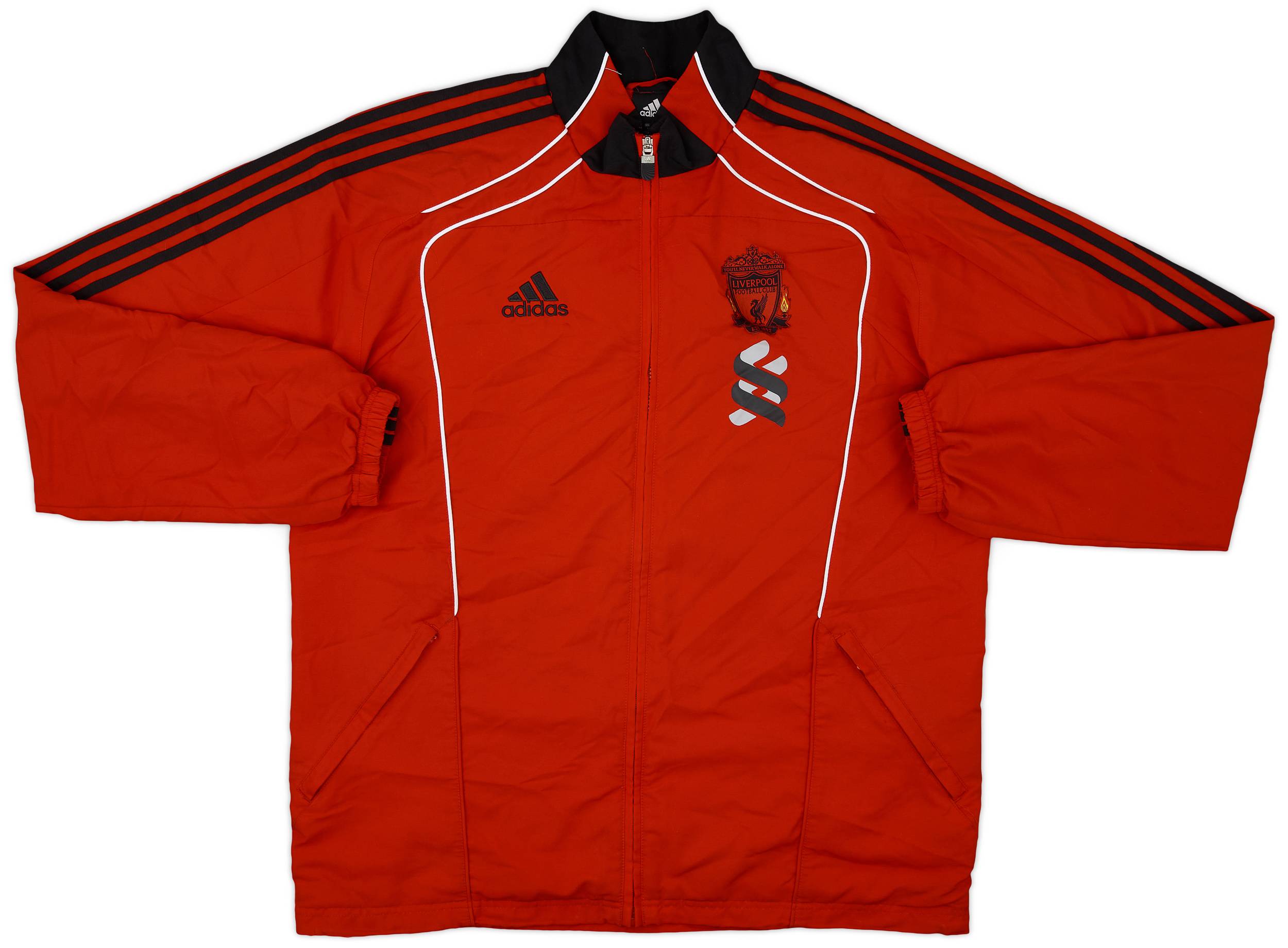 2010-11 Liverpool adidas Track Jacket - 6/10 - (L/XL)