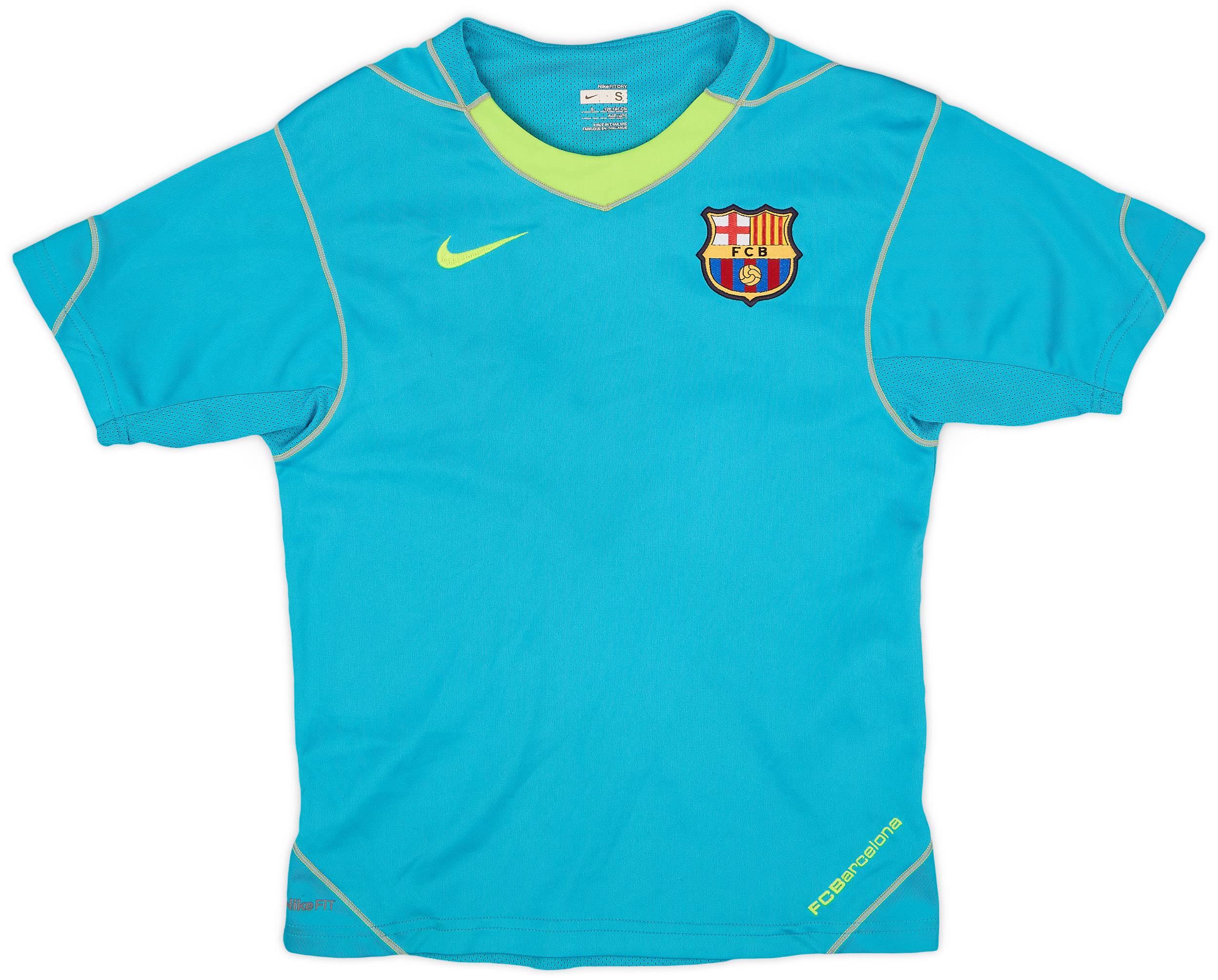 2007-08 Barcelona Nike Training Shirt - 8/10 - (S.Boys)
