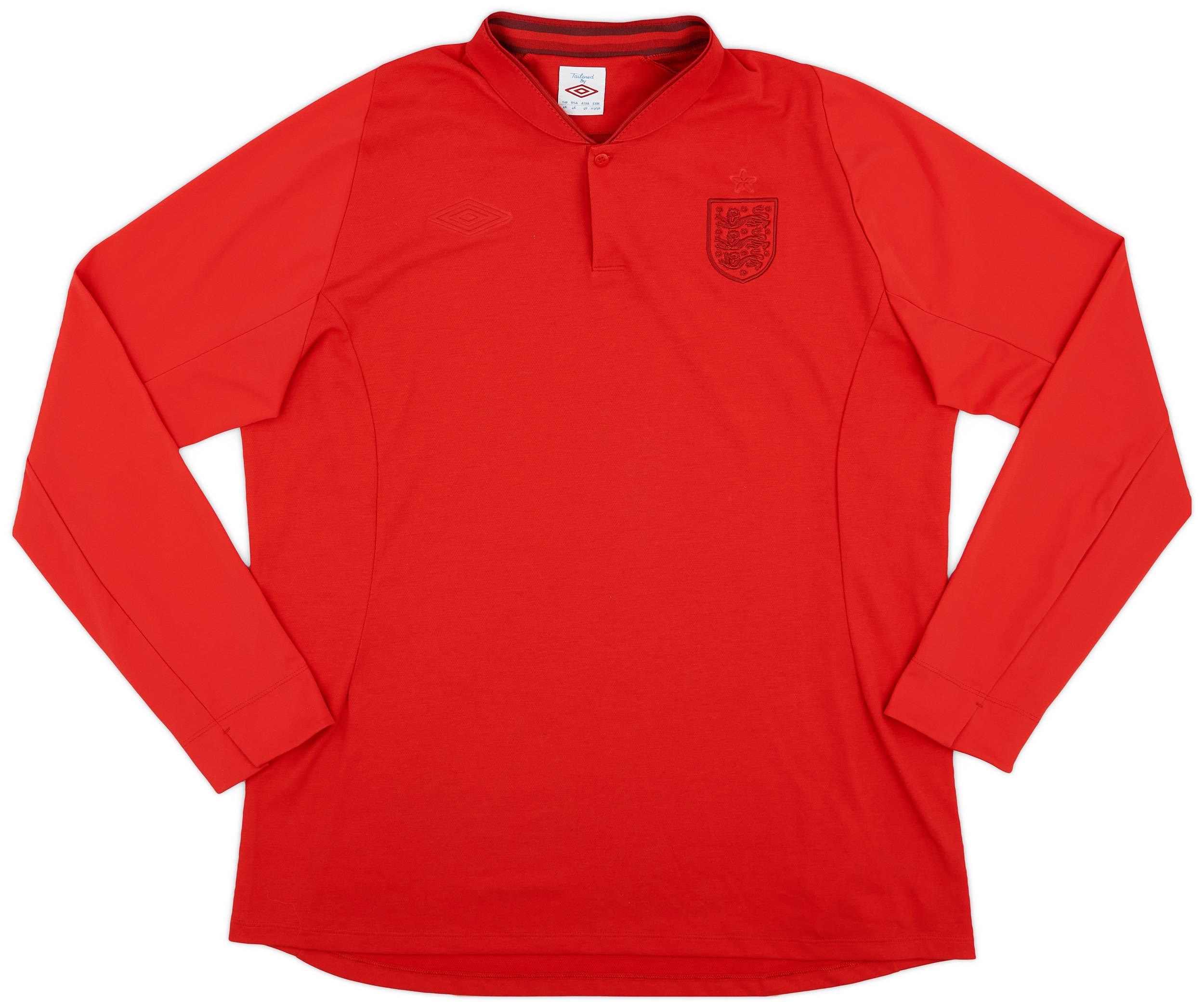 2010-11 England Special Edition Tonal L/S Shirt - 9/10 - (XL)
