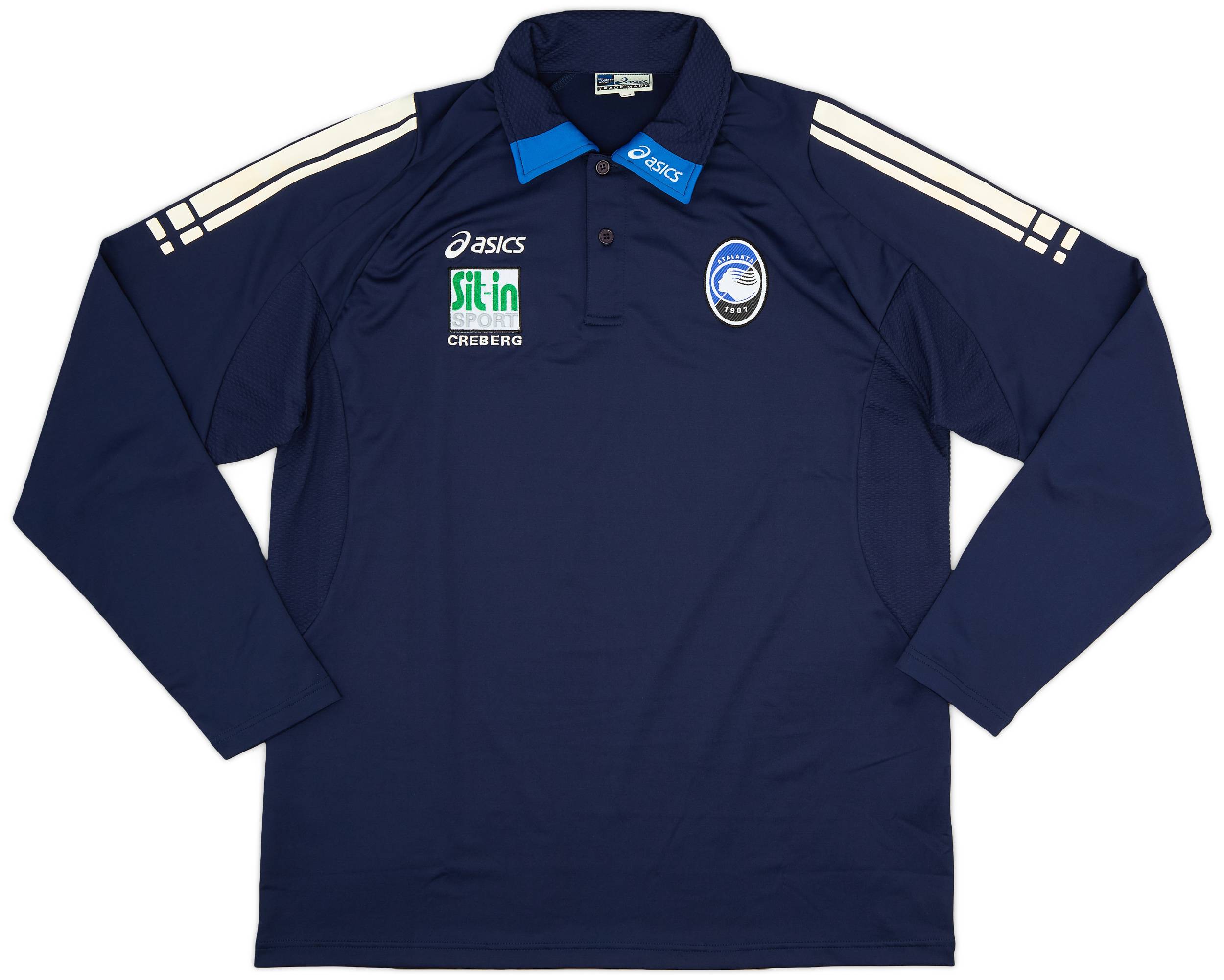 2006-07 Atalanta Asics Training Polo L/S Shirt - 9/10 - (XL)
