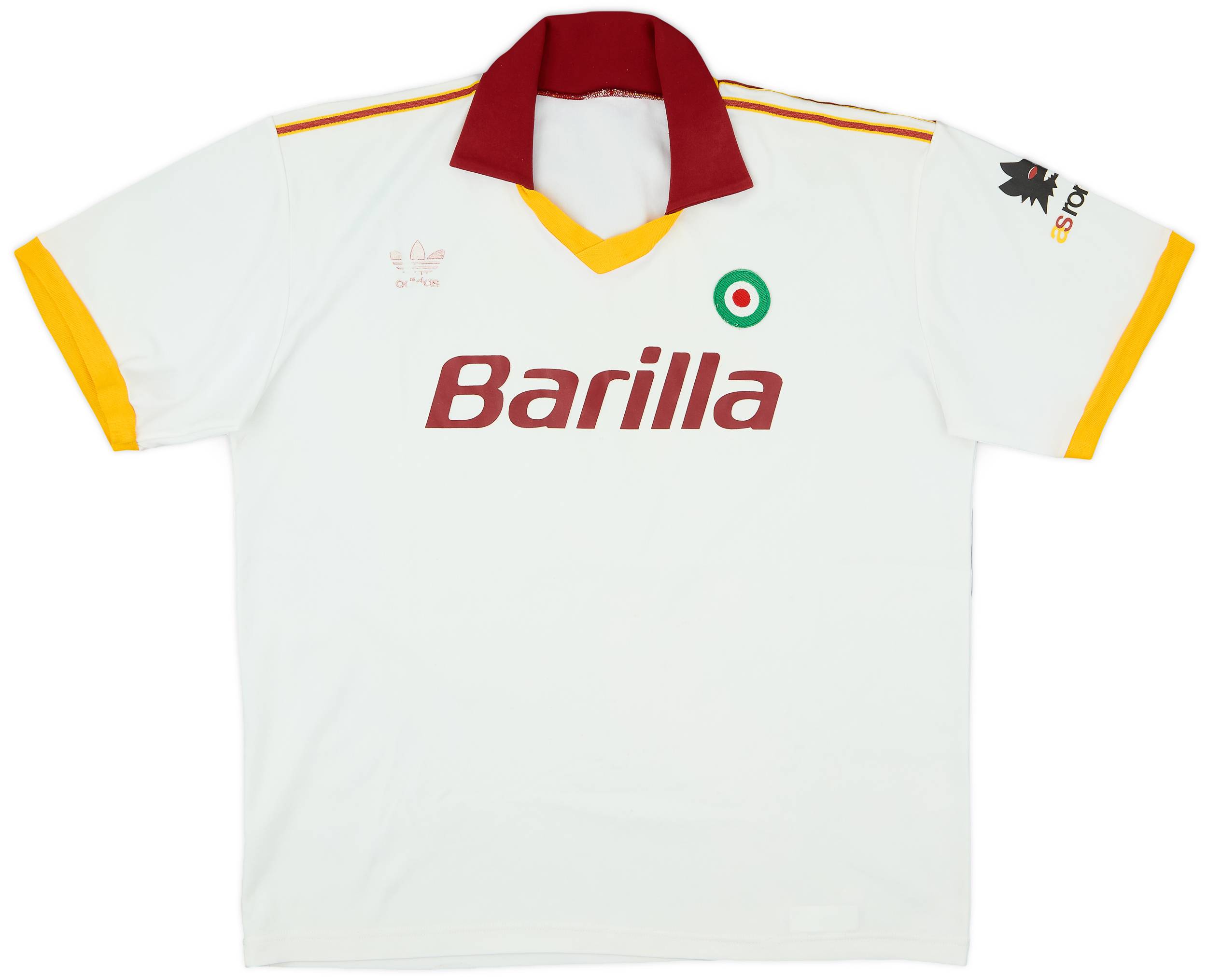 1991-92 Roma Away Shirt - 5/10 - (XL)