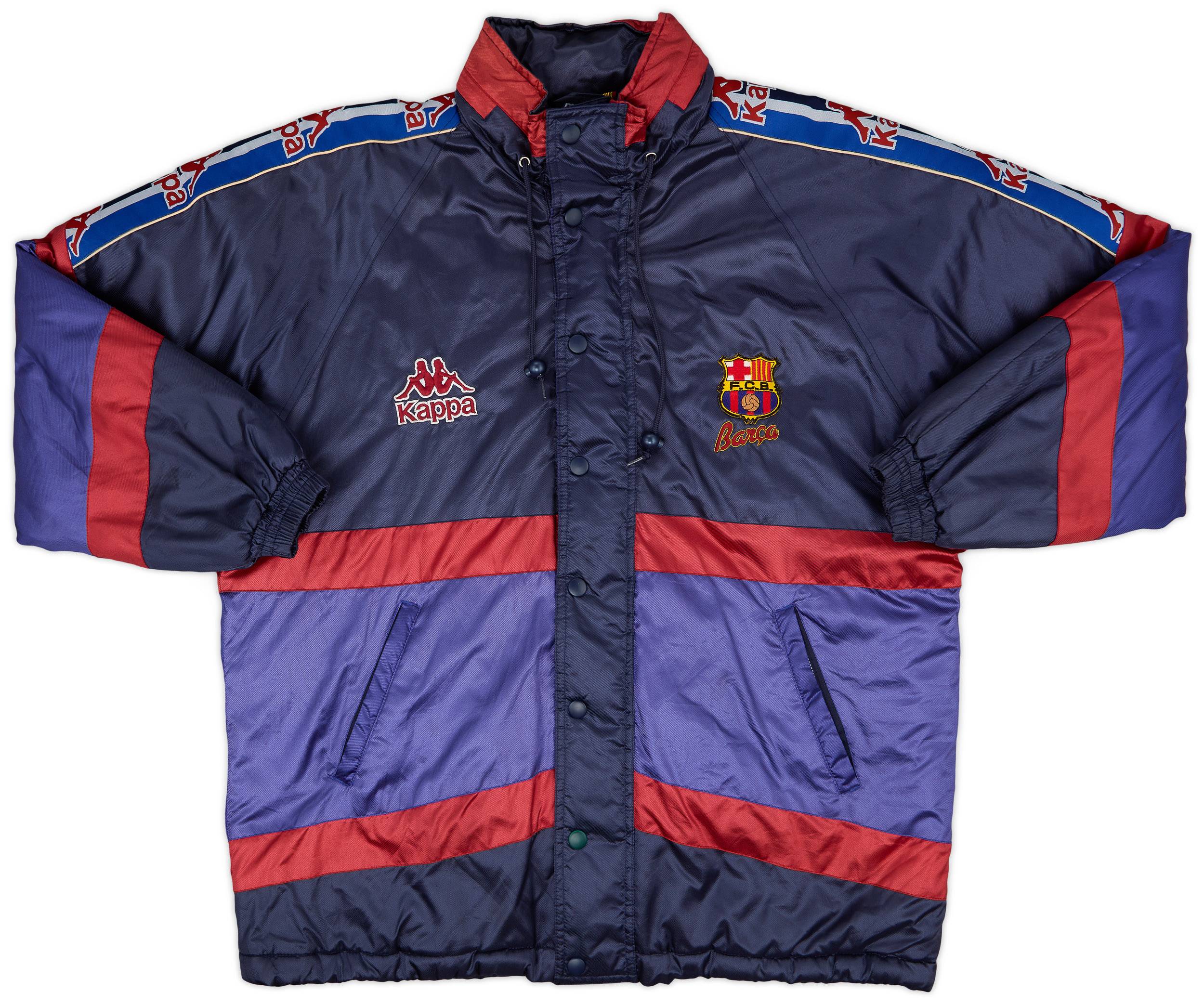 【感謝価格】 1995-97 Barcelona (L) - 6/10 - Coat Bench Padded Kappa ウェア