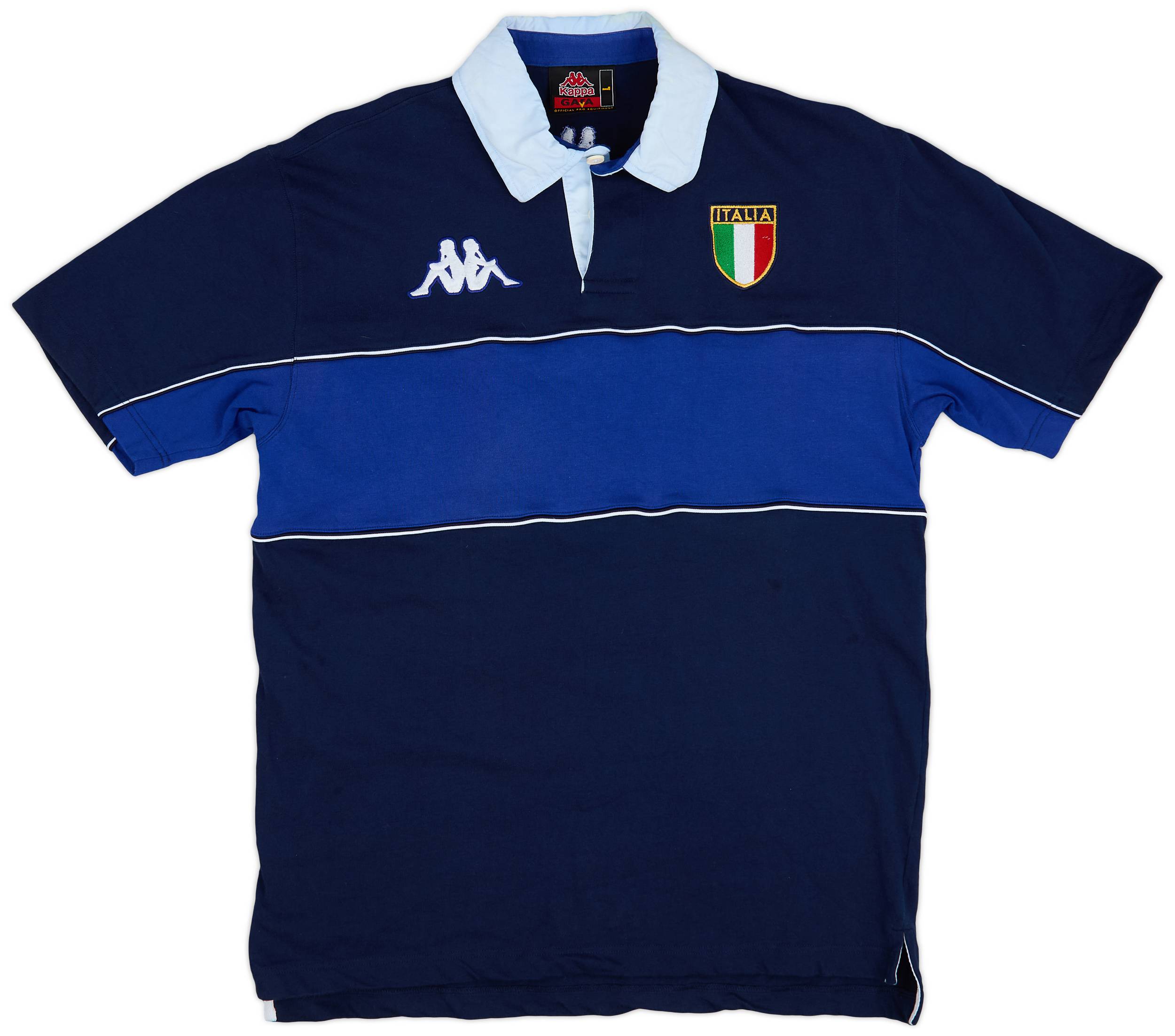 1999 00 Italy Kappa Polo T Shirt 4 10 L