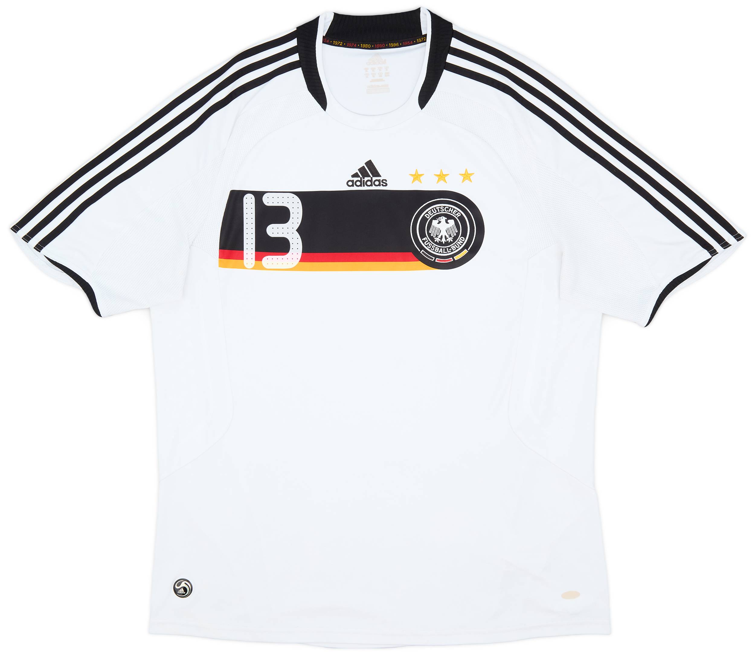 2008-09 Germany Home Shirt #13 - 7/10 - (XL)