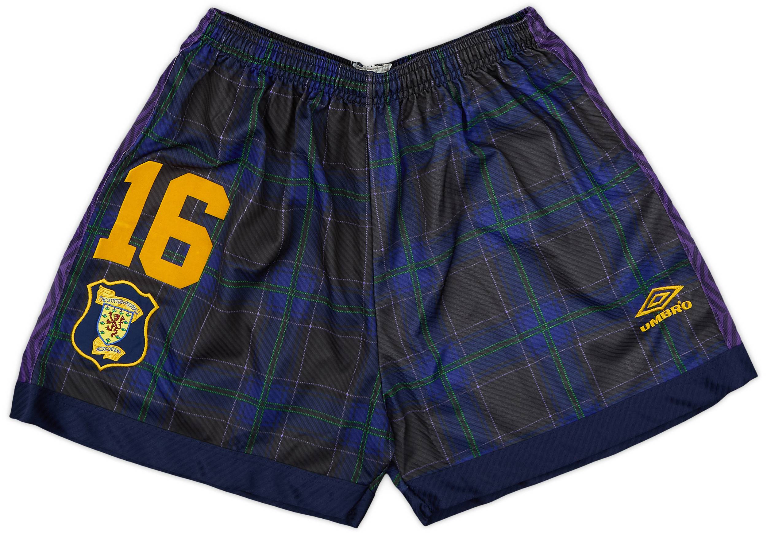 1994-96 Scotland Match Issue Home Shorts #16 (Durie)