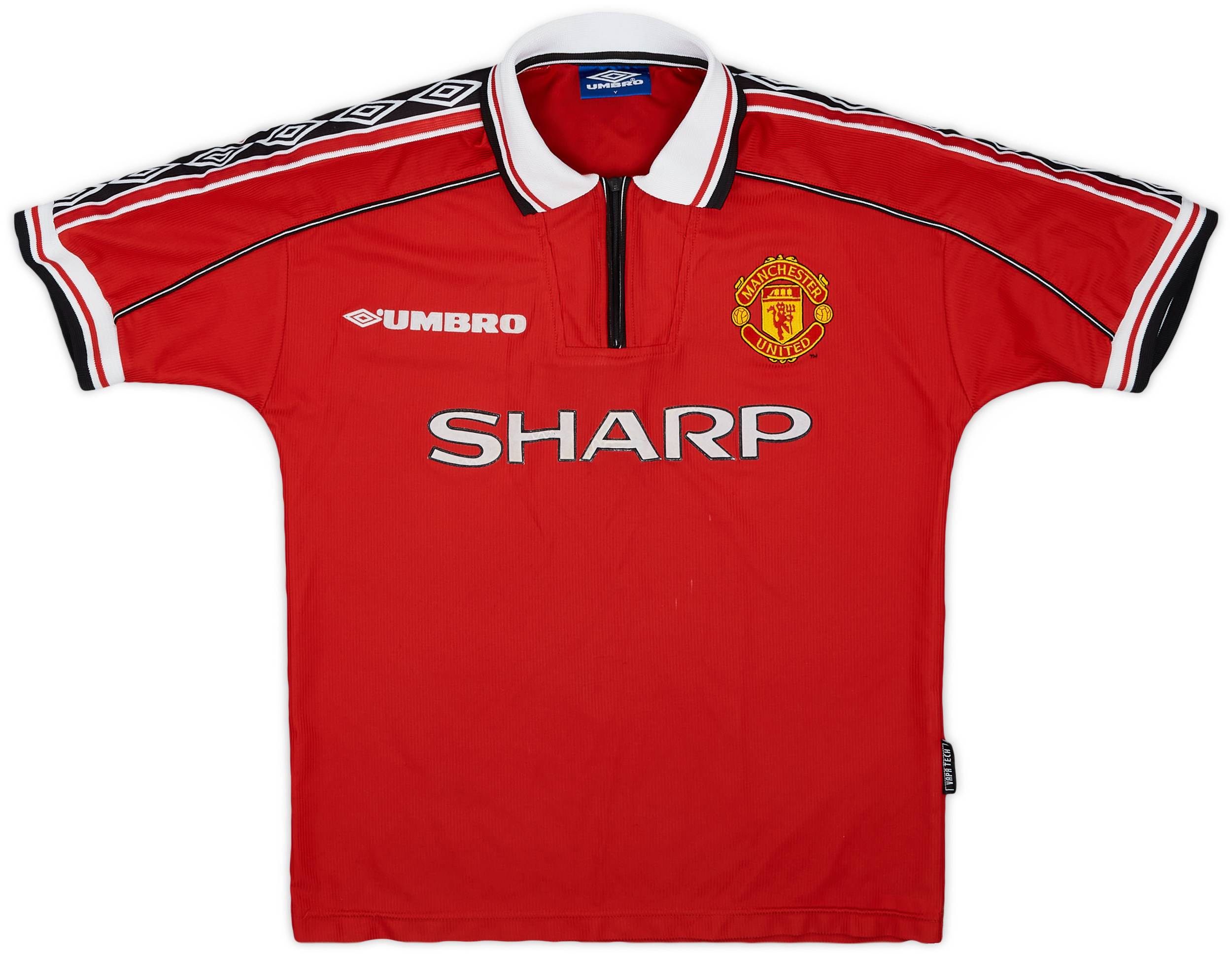 1998-00 Manchester United Home Shirt - 8/10 - (XL.Boys)