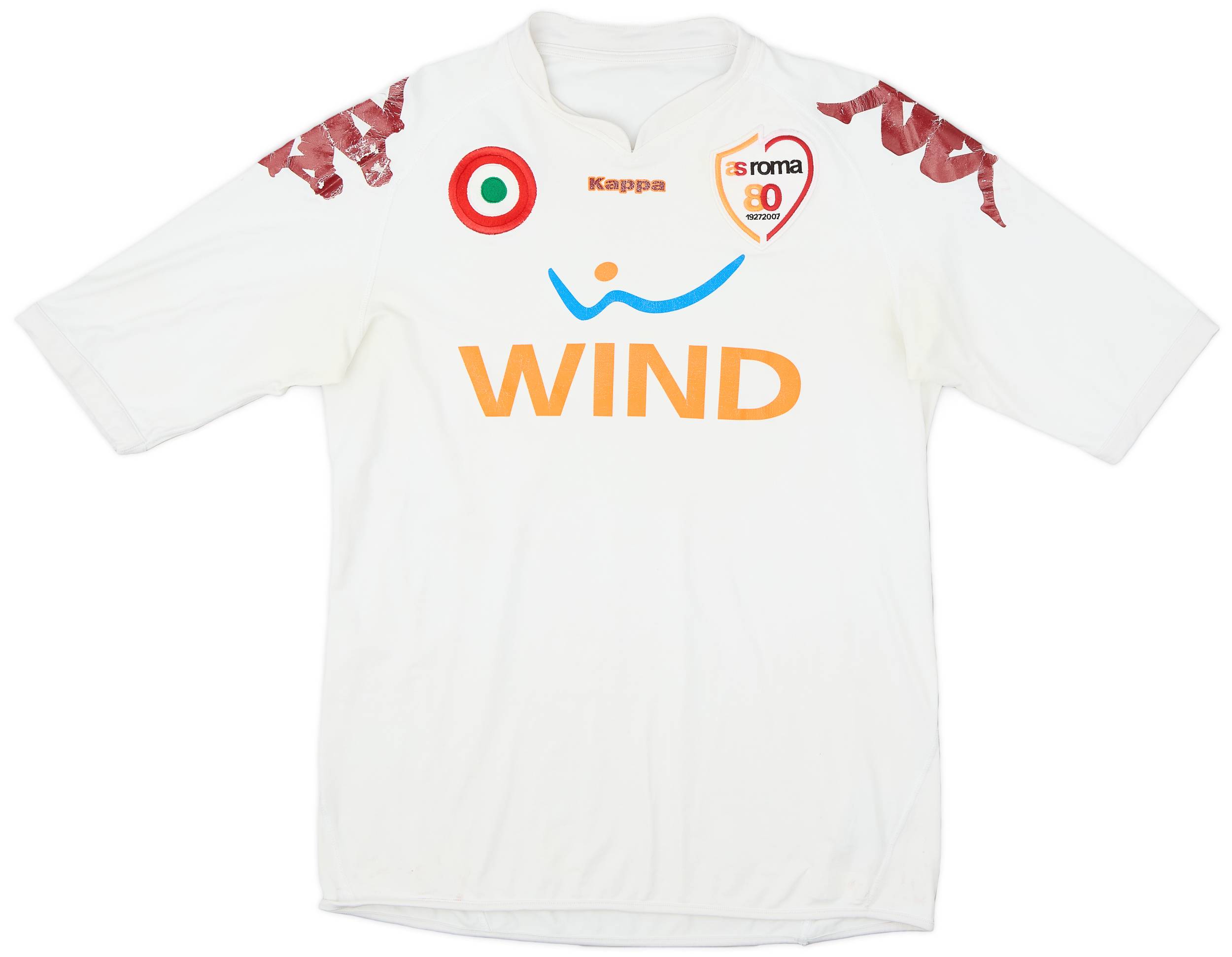 2007-08 Roma Away Shirt - 5/10 - (XL)