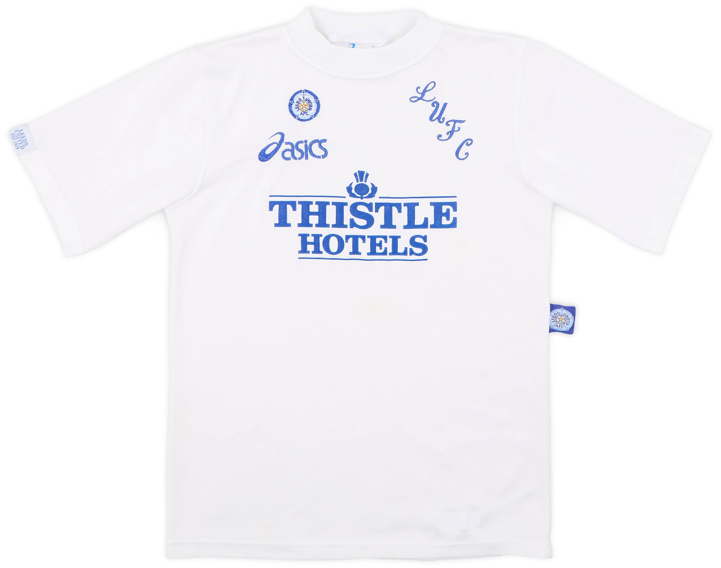 1995-96 Leeds United Home Shirt - 7/10 - (L.Boys)