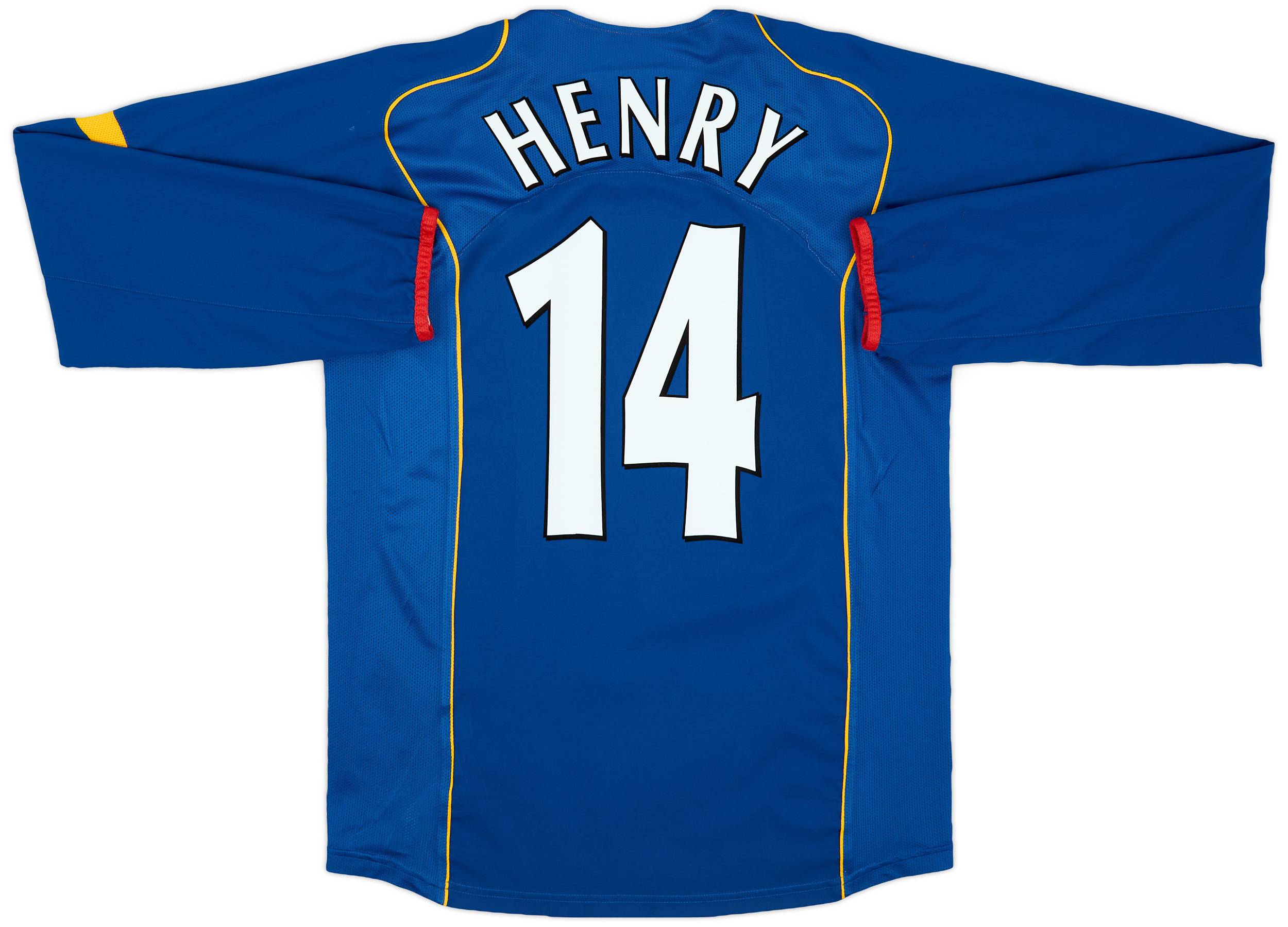アーセナル Nike セガ シャツ ヘンリー 14 2004-06 Arsenal Away L/S Shirt Henry #14 - 5/10 - (S)