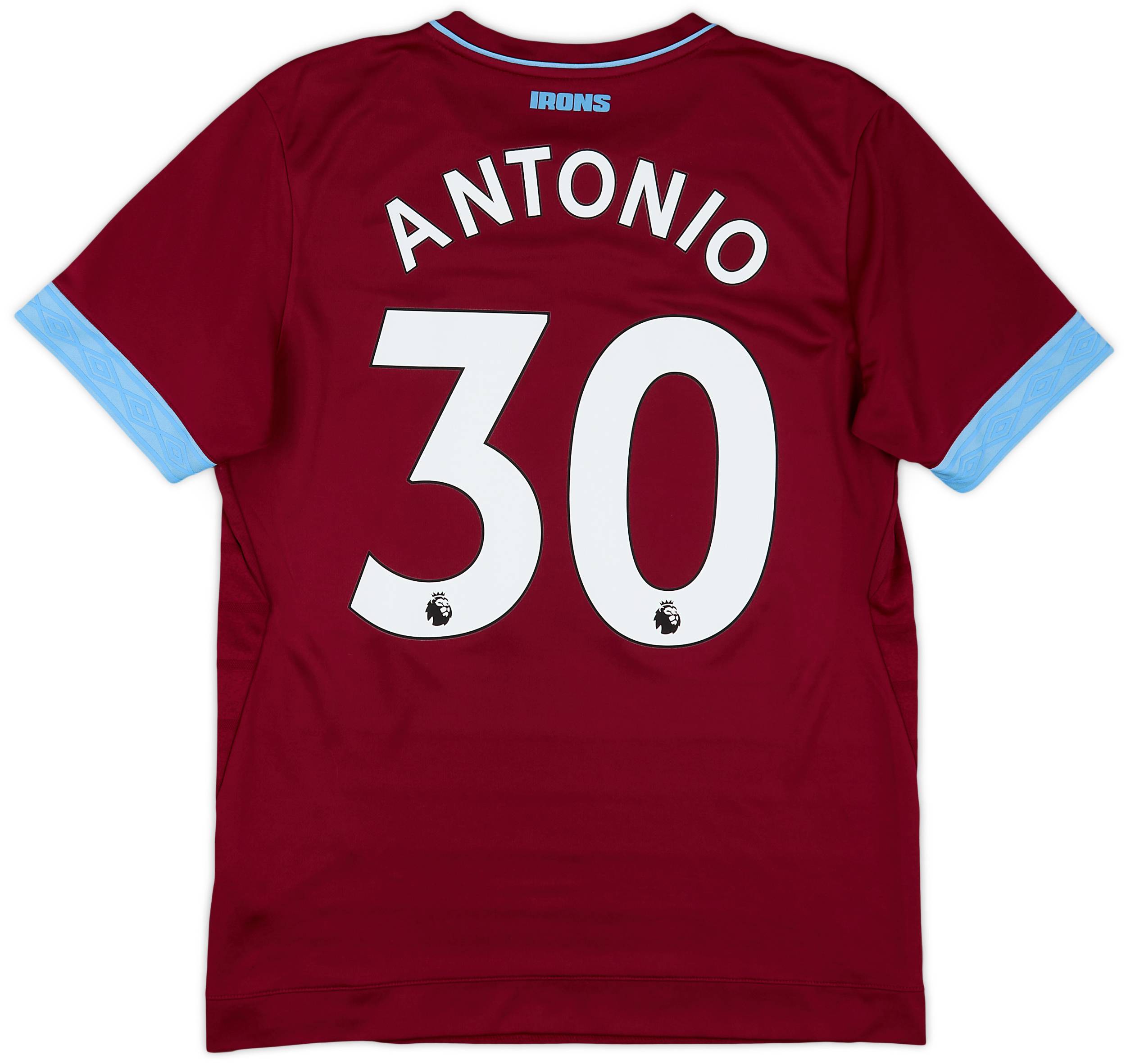 2018-19 West Ham Home Shirt Antonio #30 - 8/10 - (M)