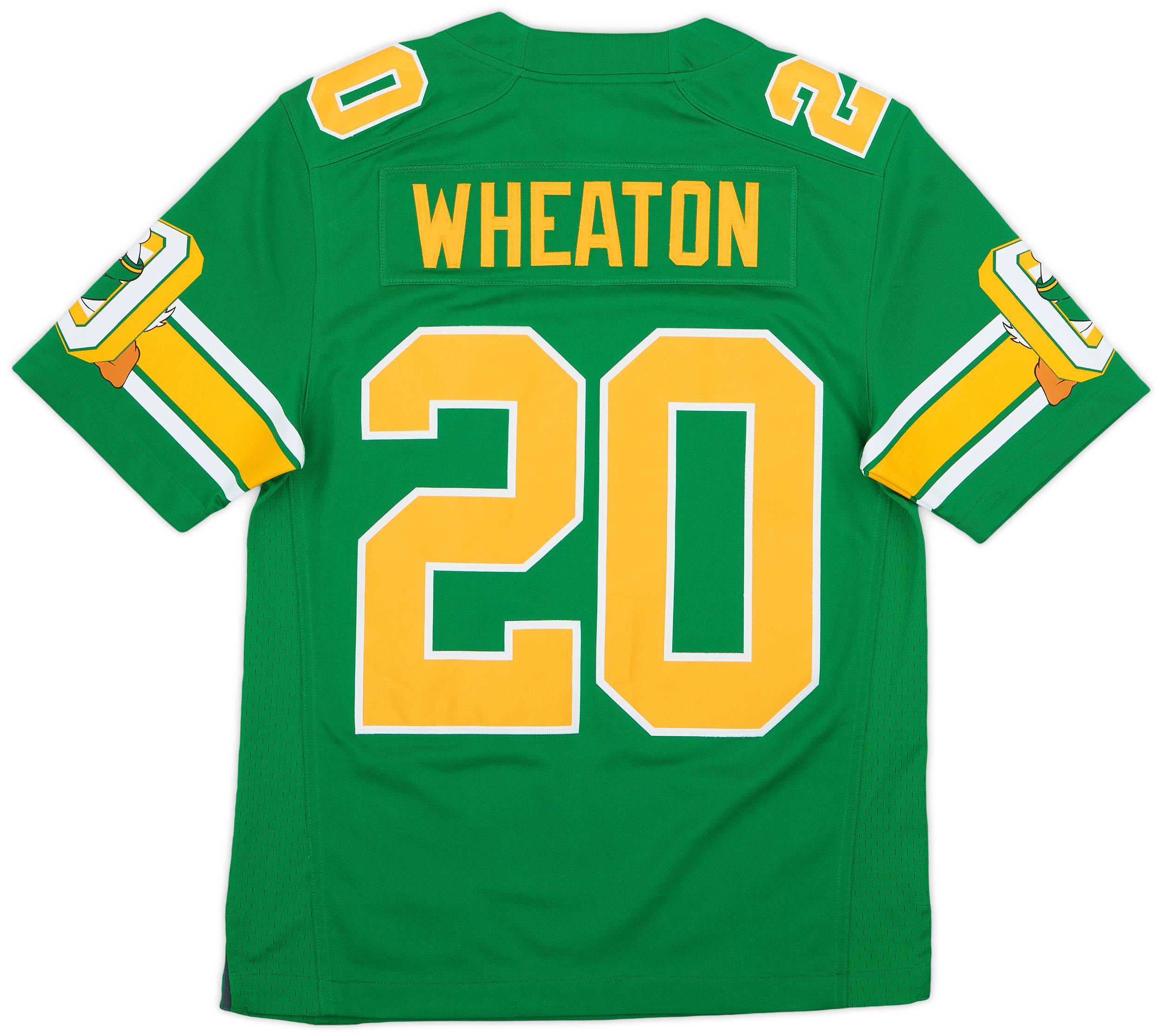 2014 Oregon Ducks Wheaton 20 Nike Throwback Jersey 8 10 M