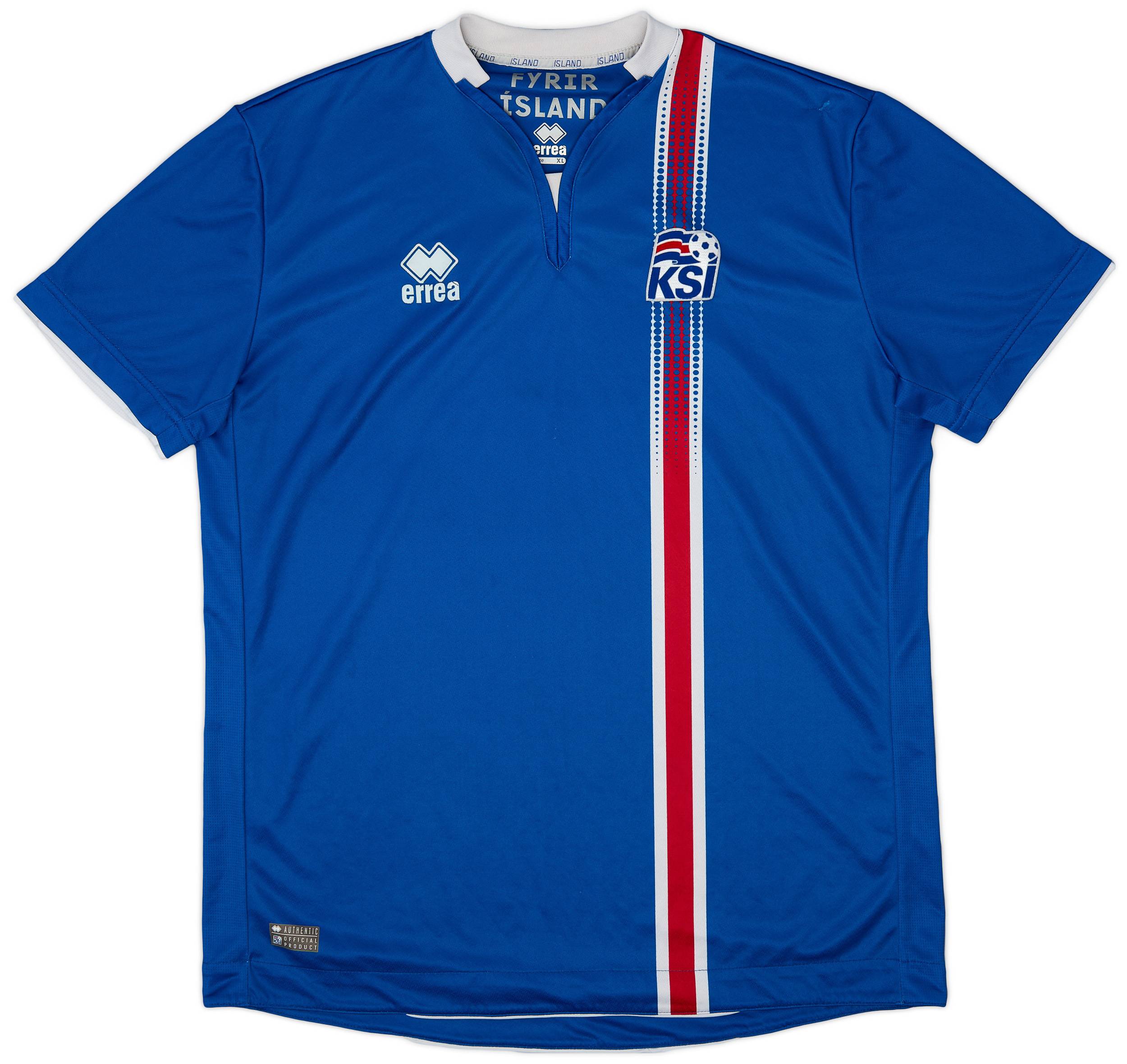 2016-18 Iceland Home Shirt - 8/10 - (XL)