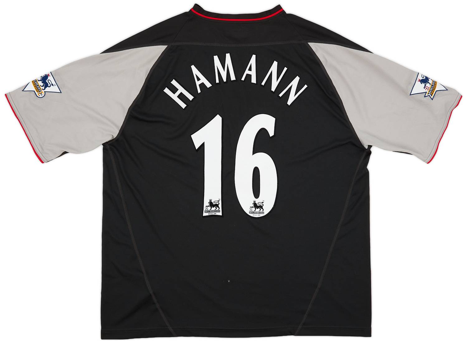 2002-04 Liverpool Away Shirt Hamann #16 - 8/10 - (XL)