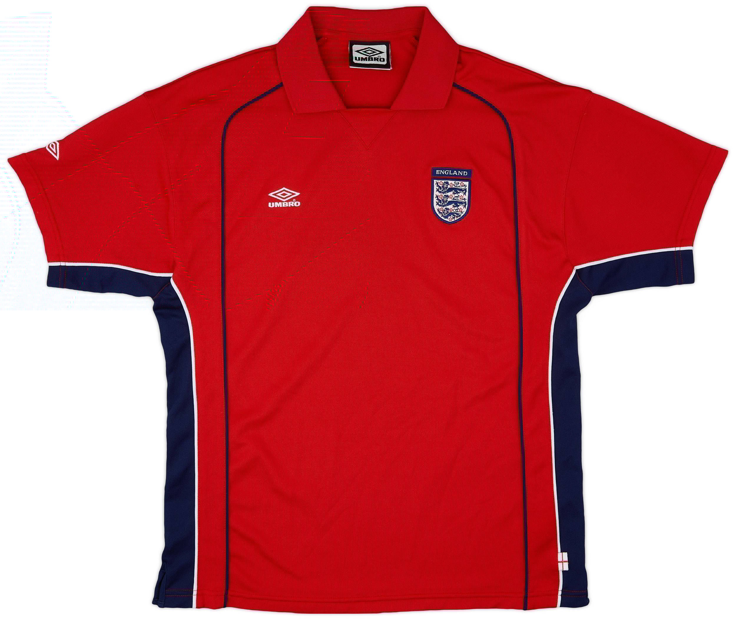 2002-03 England Umbro Polo Shirt - 8/10 - (L)
