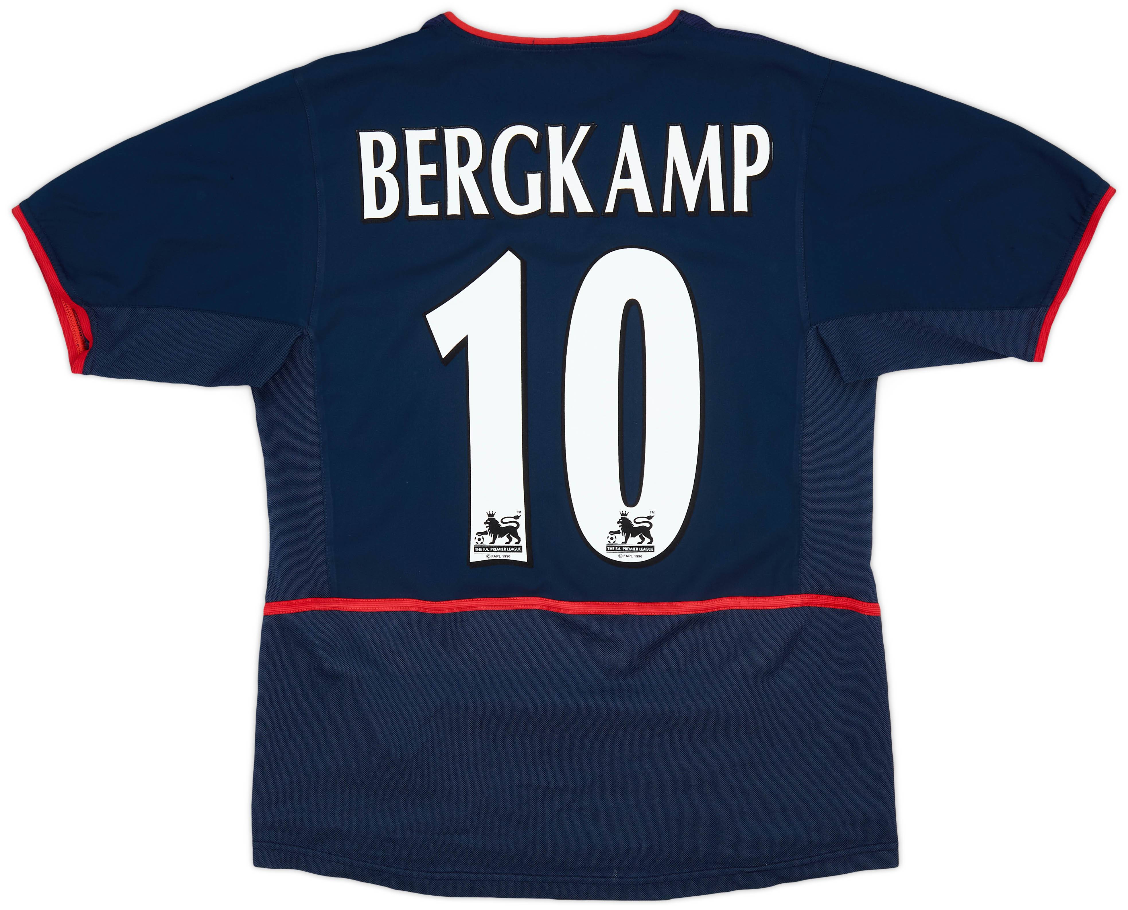 2002-04 Arsenal Away Shirt Bergkamp #10 - 5/10 - (S)