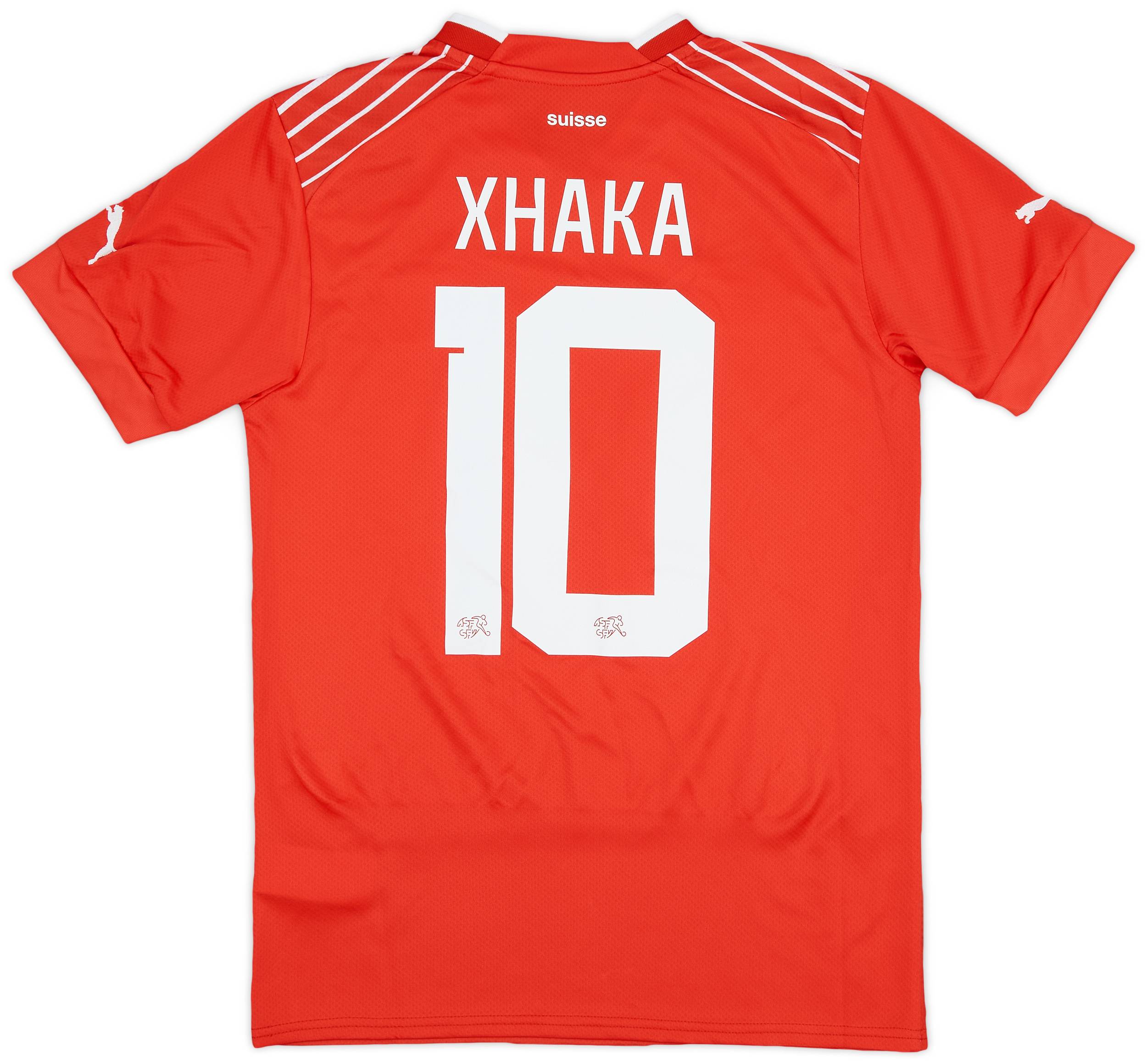 2022-23 Switzerland Home Shirt Xhaka #10 - 8/10 - (S)