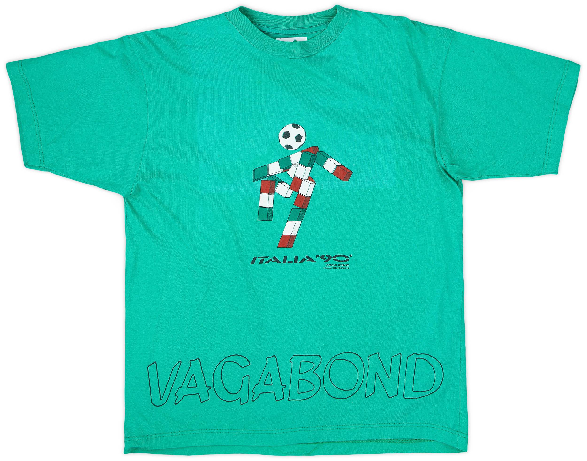 1990 Italia 90 Vagabond Graphic Tee - 8/10 - (S)