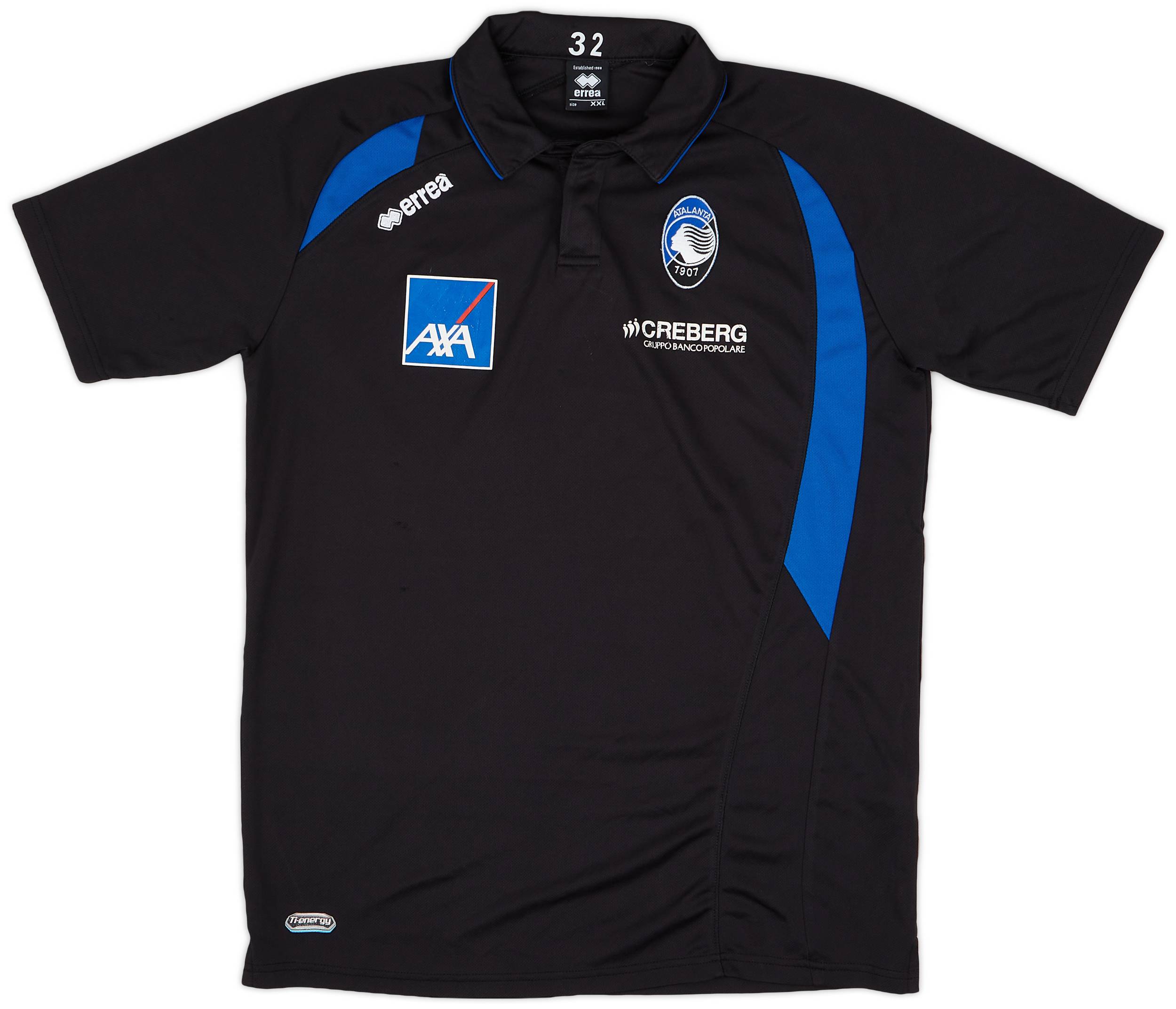 2000s Atalanta Player Issue Errea Polo Shirt #32 - 6/10 - (XXL)
