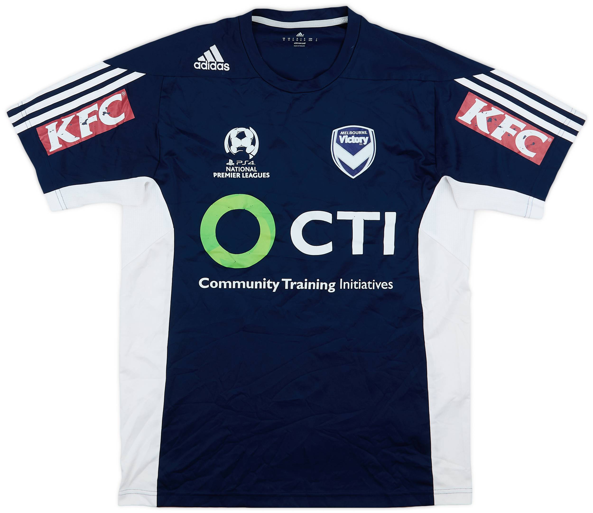 2015-16 Melbourne Victory adidas Training Shirt - 6/10 - (M)