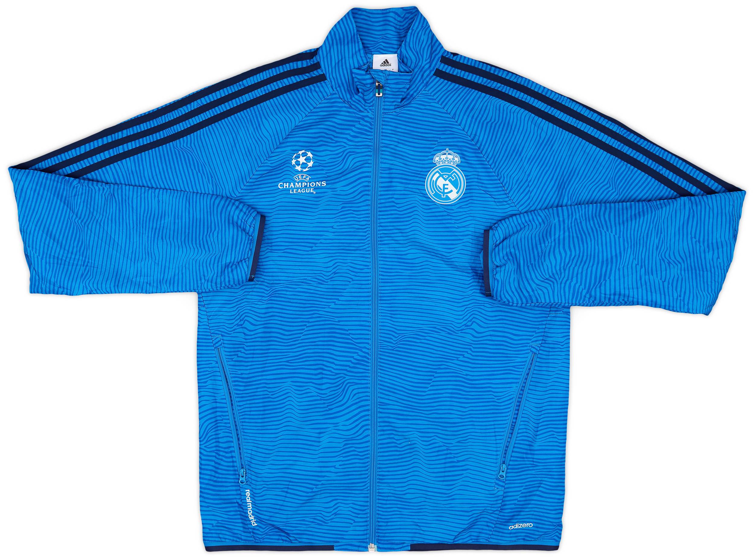 2015-16 Real Madrid adidas CL Track Jacket - 8/10 - (S)