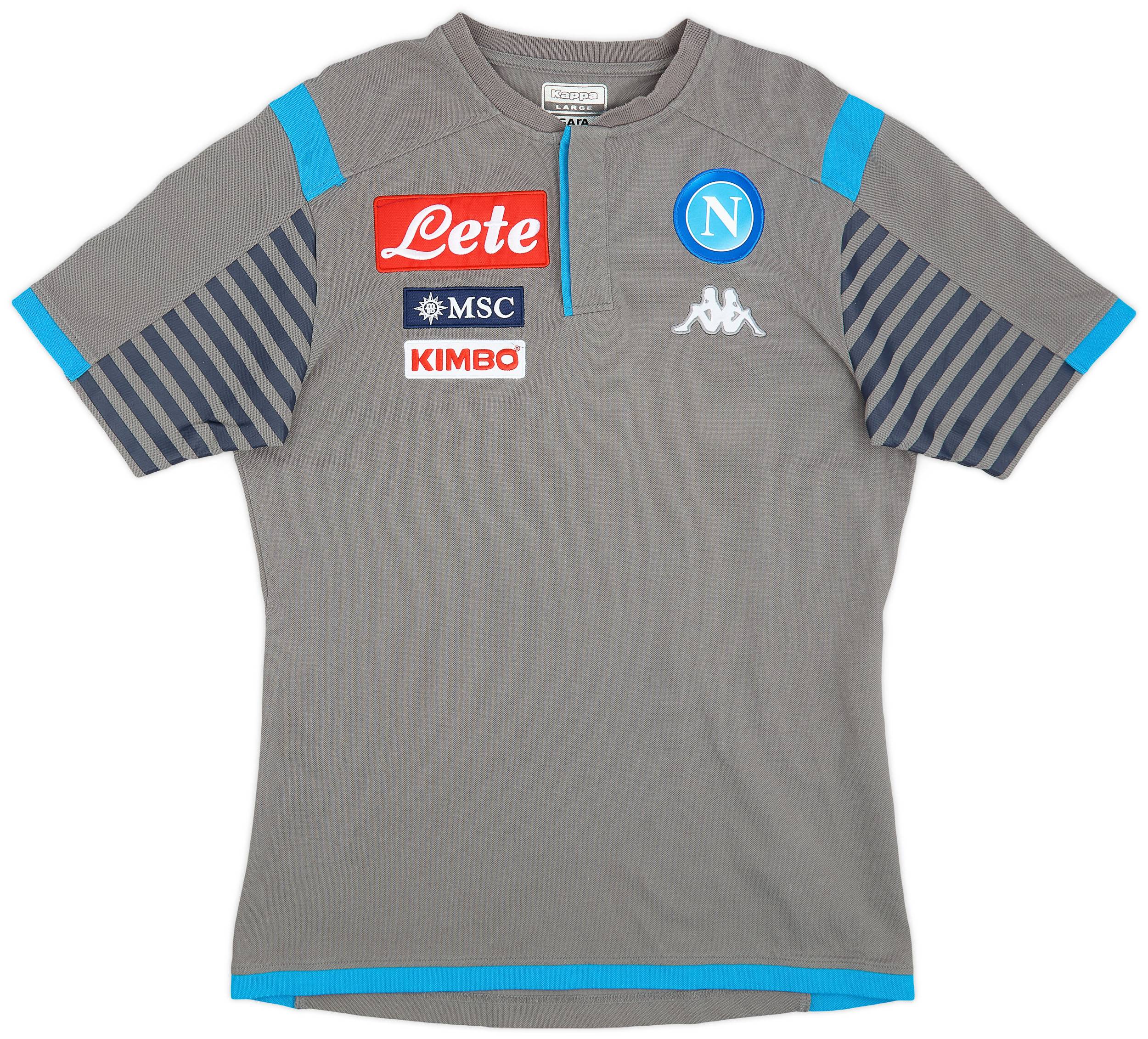 2019-20 Napoli Kappa Polo Shirt - 9/10 - (L)