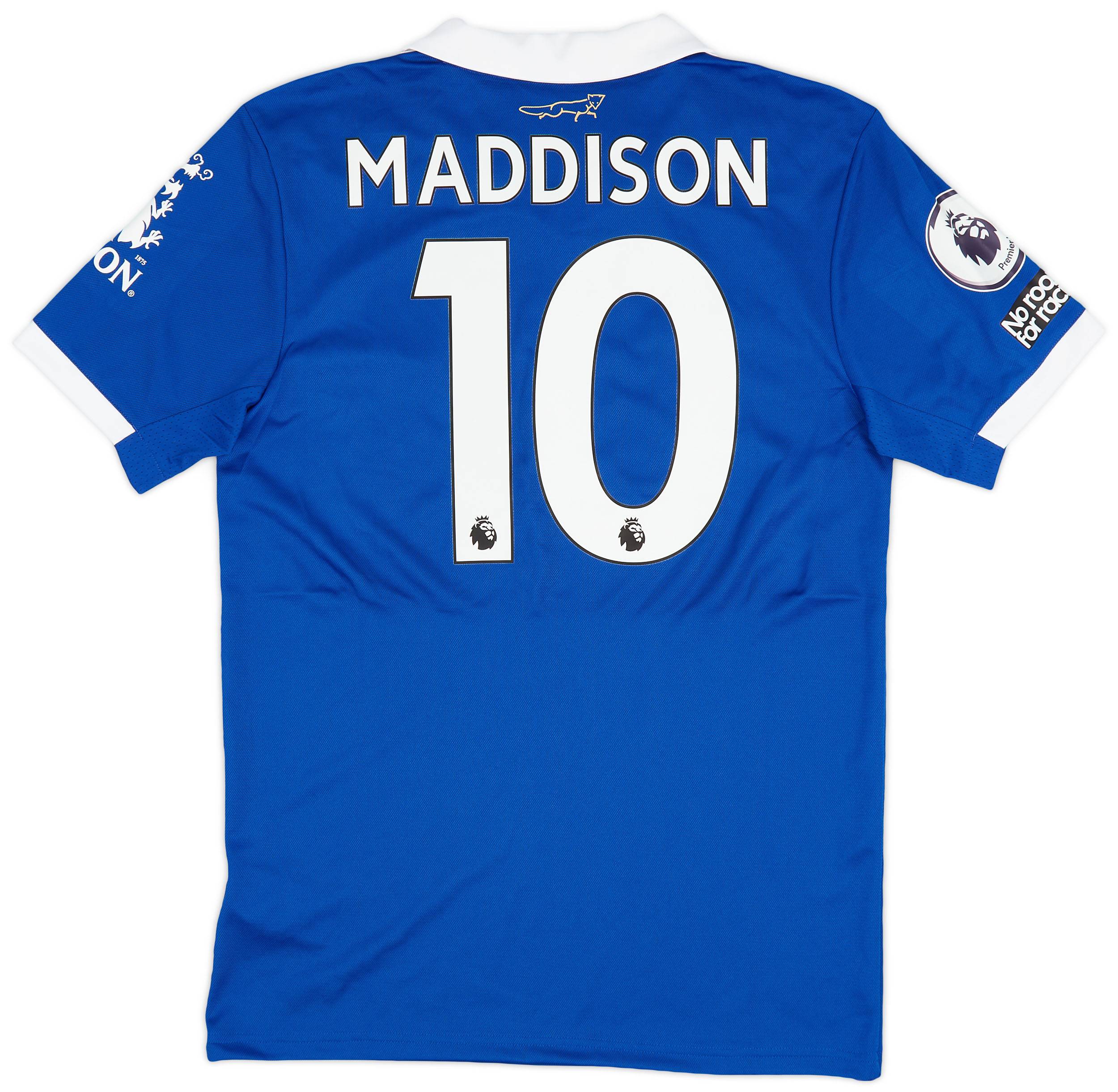 2022-23 Leicester Match Issue Home Shirt Maddison #10